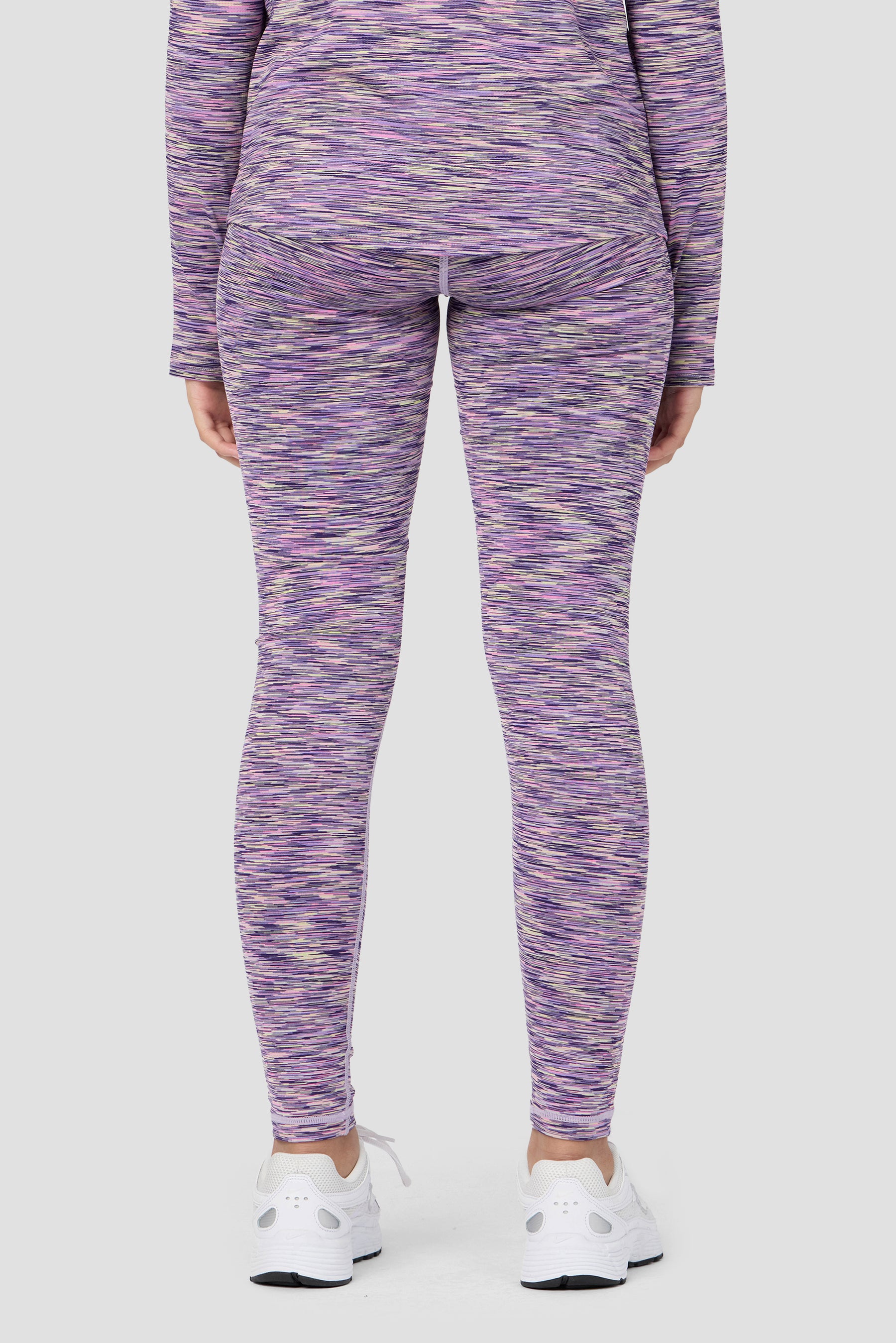 Girls Trail Icon Legging - Purple/Citrus