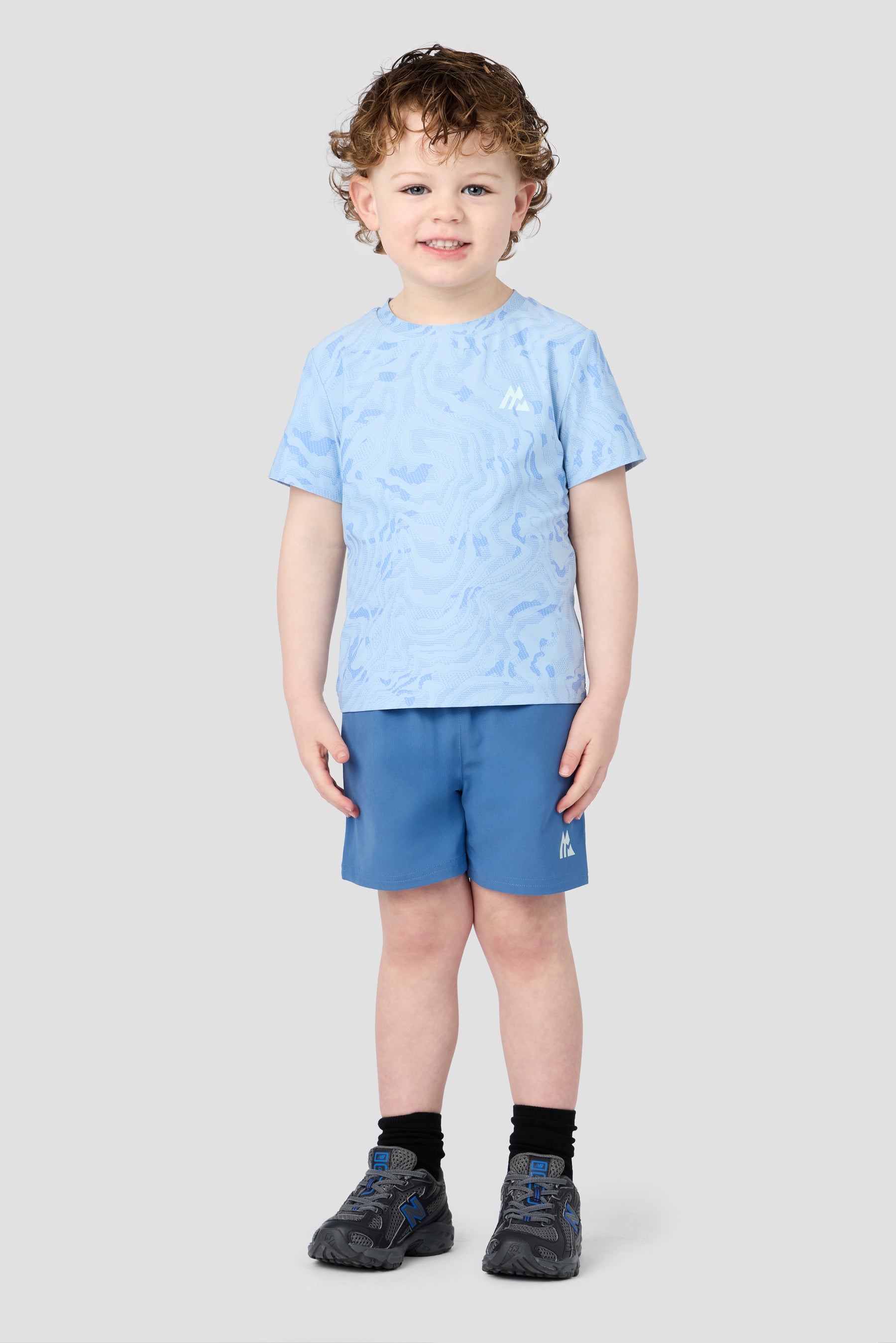 Navigate T-Shirt/Short - Summer Mist/Cloudy Blue/Charcoal Blue