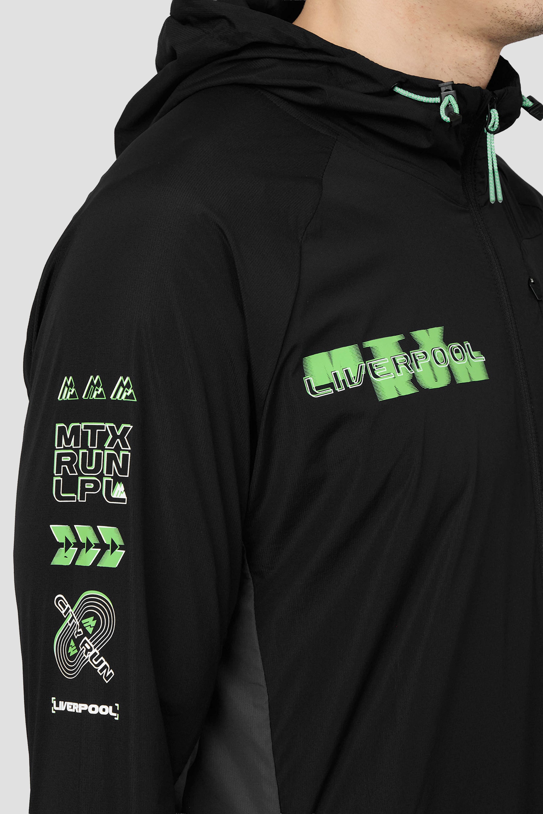 MTX Run City Liverpool Jacket - Black/Asphalt