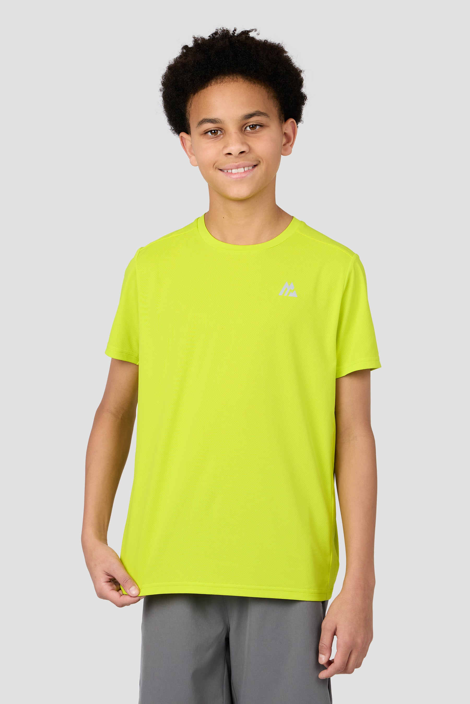 Boys Delta T-Shirt - Electric Lime