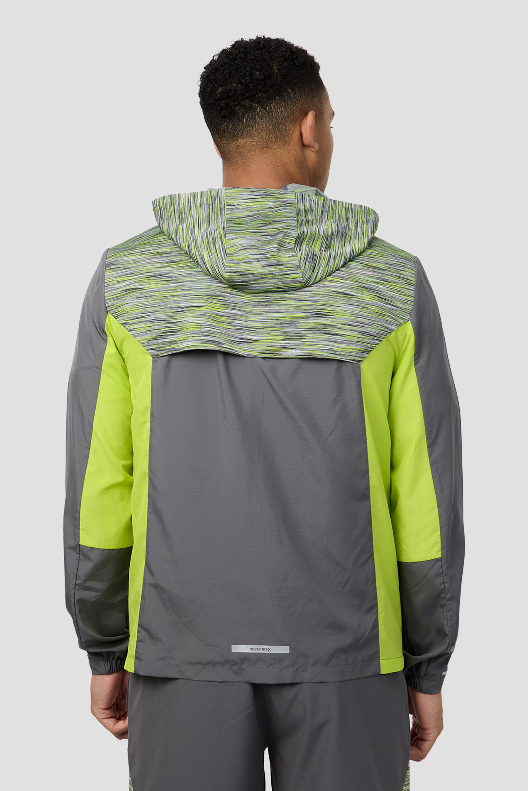 Trail Windbreaker - Lime/Grey