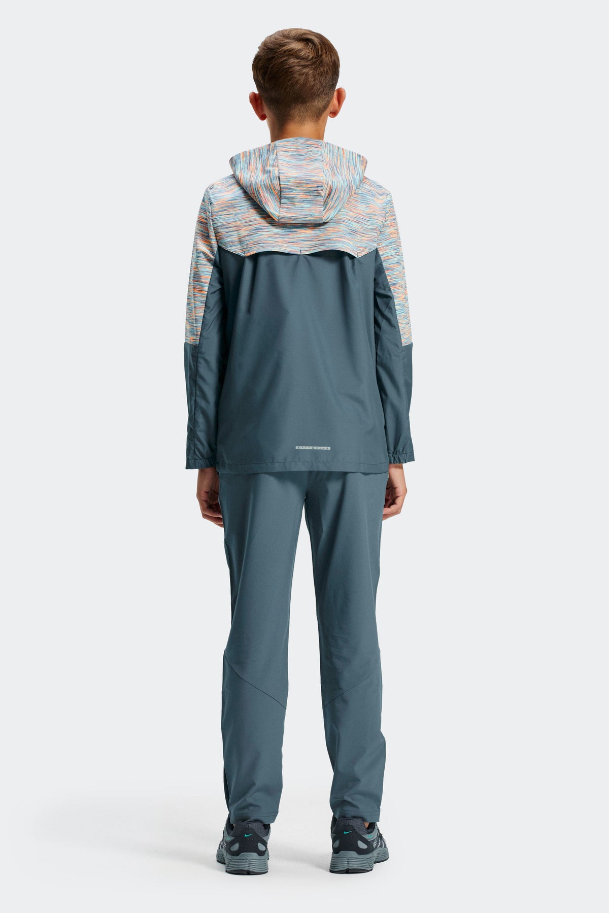 Boys Trail Pant - Blue Multi/Orange