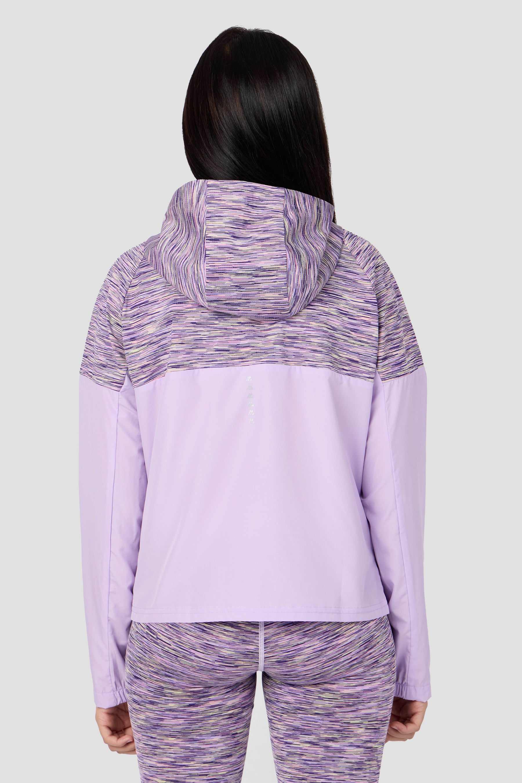 Girls Trail Windbreaker - Purple/Citrus