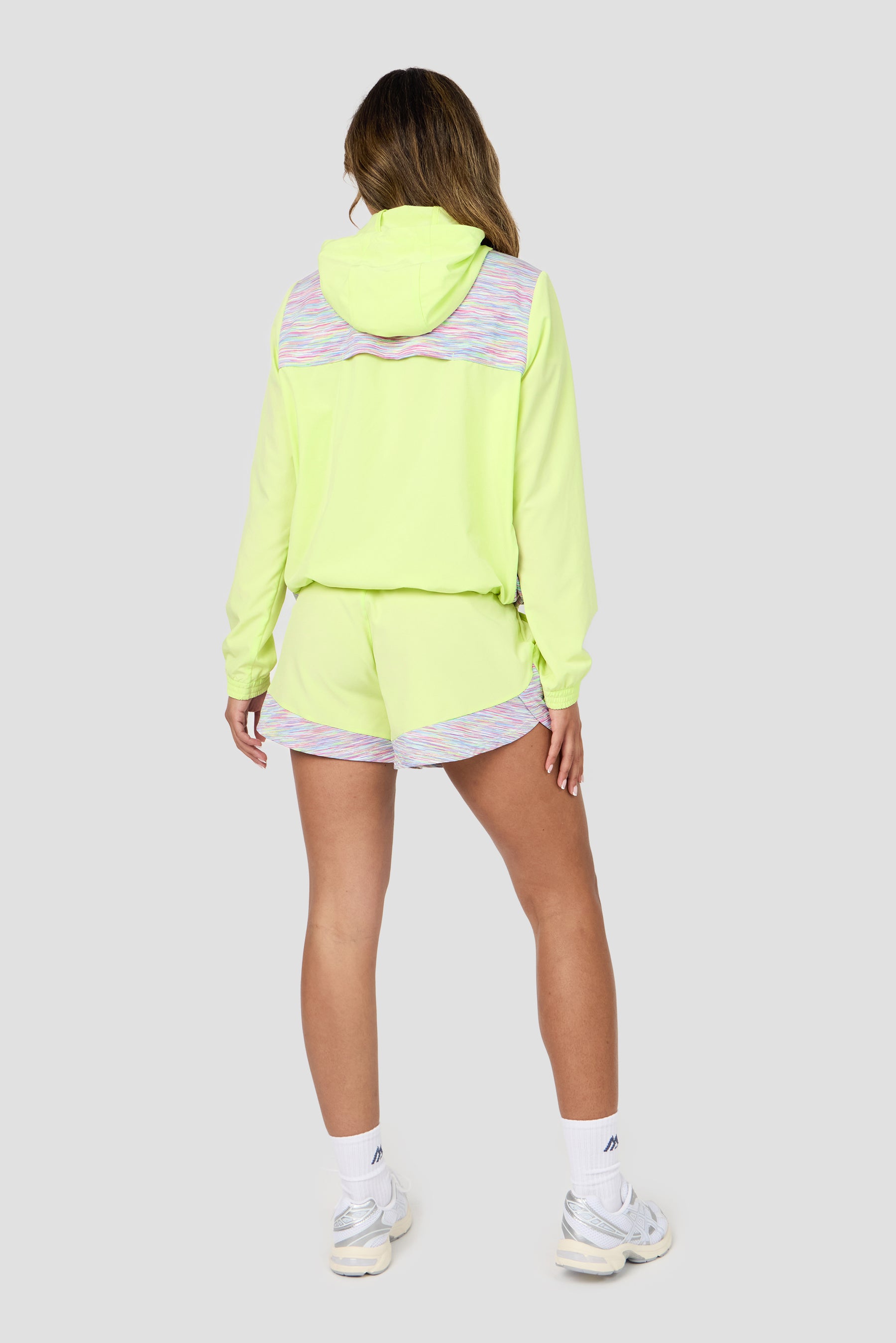 Women's Trail Windbreaker - Yellow/Pink/Blue