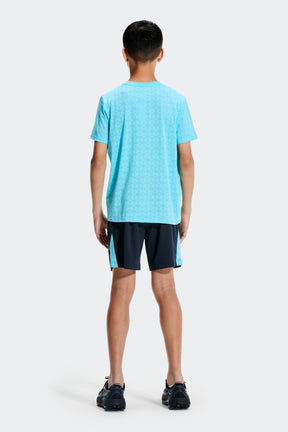 Boys Cube Short - Midnight Blue/Neon Sky
