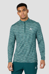 Trail 2.0 1/4 Zip - Light Teal Multi