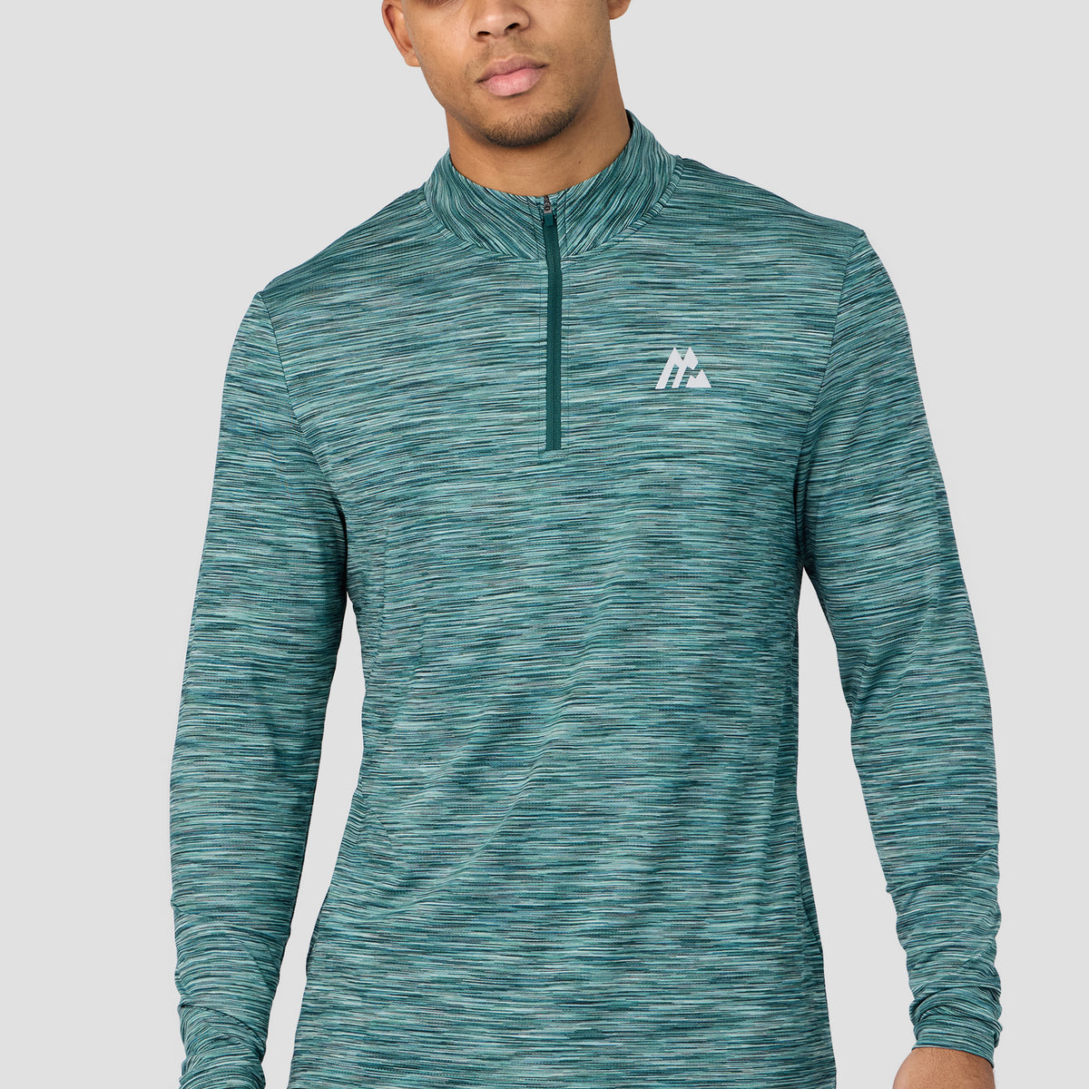 Montirex Trail 1/4 Zip Light Teal Multi | Sportswear Gymwear