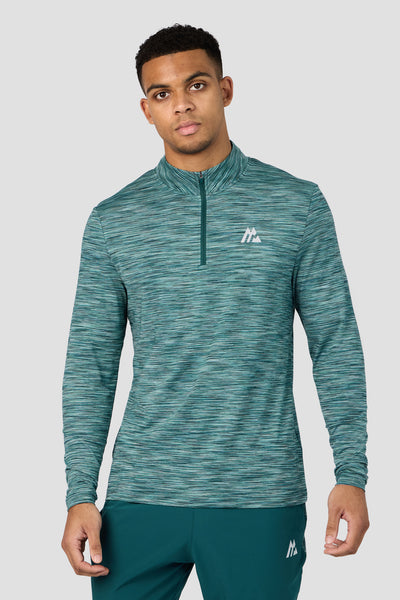 Montirex Trail 1/4 Zip Light Teal Multi | Sportswear Gymwear