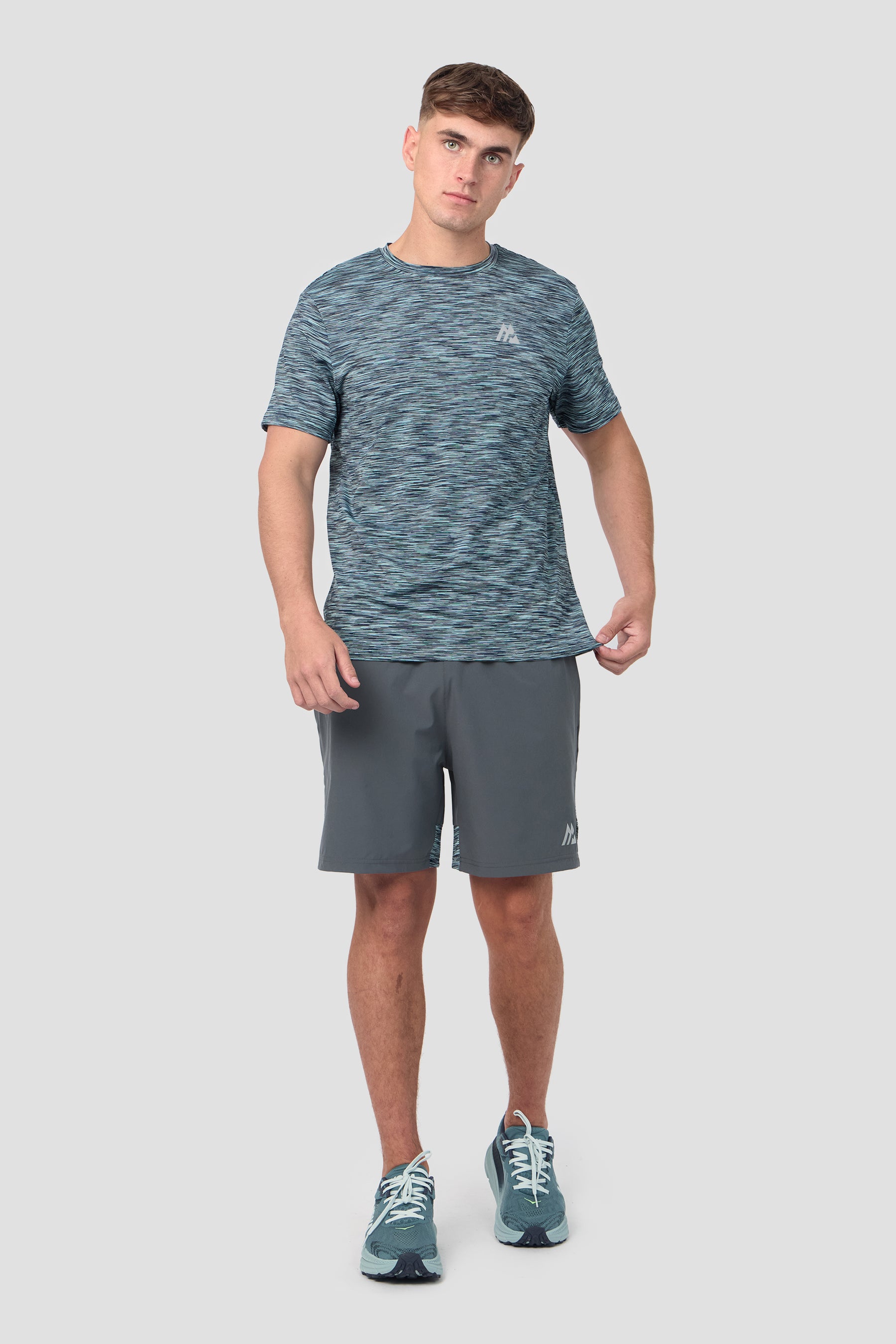 Trail T-Shirt - Grey/Blue/Navy