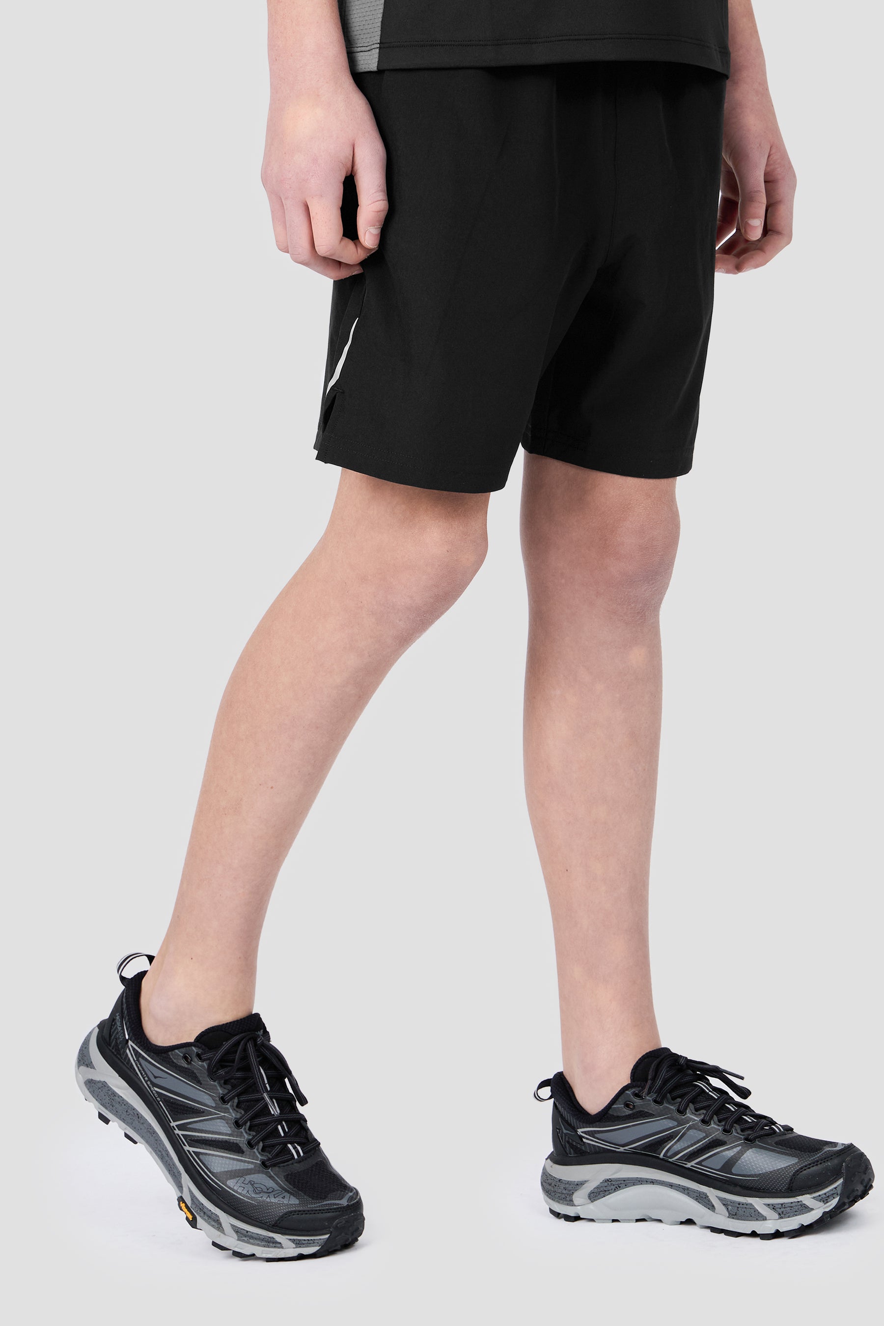 Boys Scope Short - Black/Cement Grey