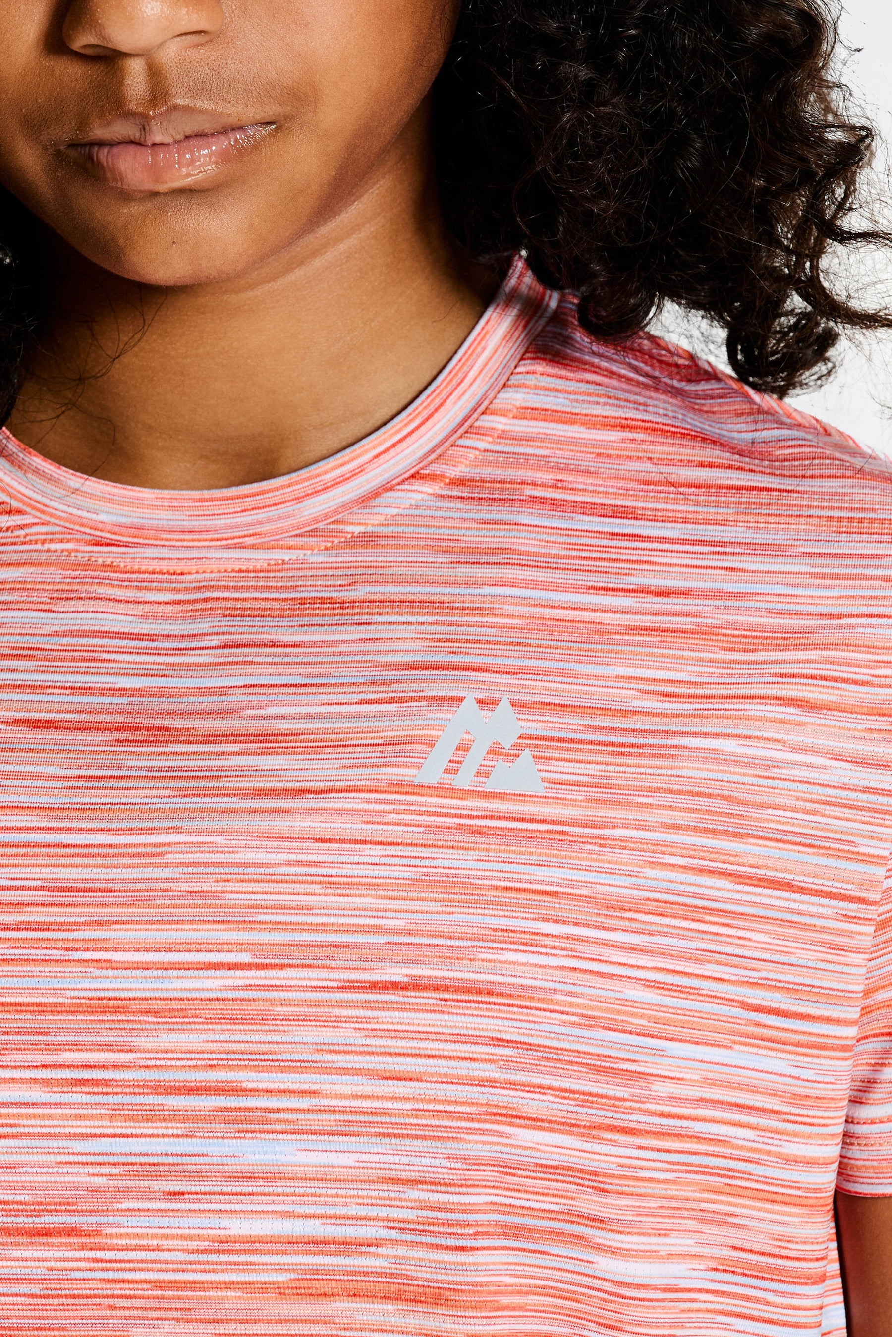 TRAIL BOX T-SHIRT - PEACH PUNCH/MISTY BLUE/SUNSET/WHITE