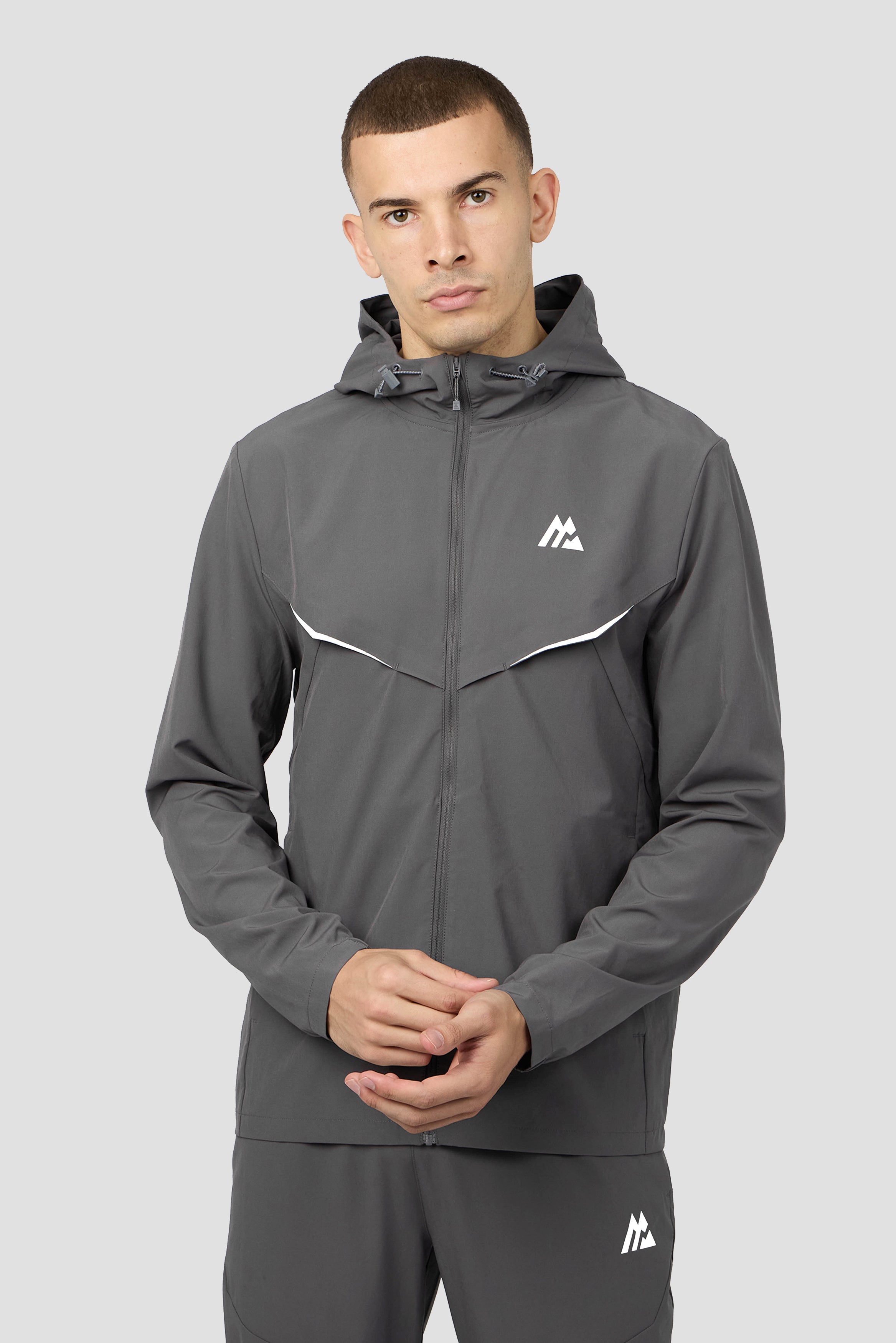 Swift Jacket - Cement Grey | Montirex Sportswear & Gymwear