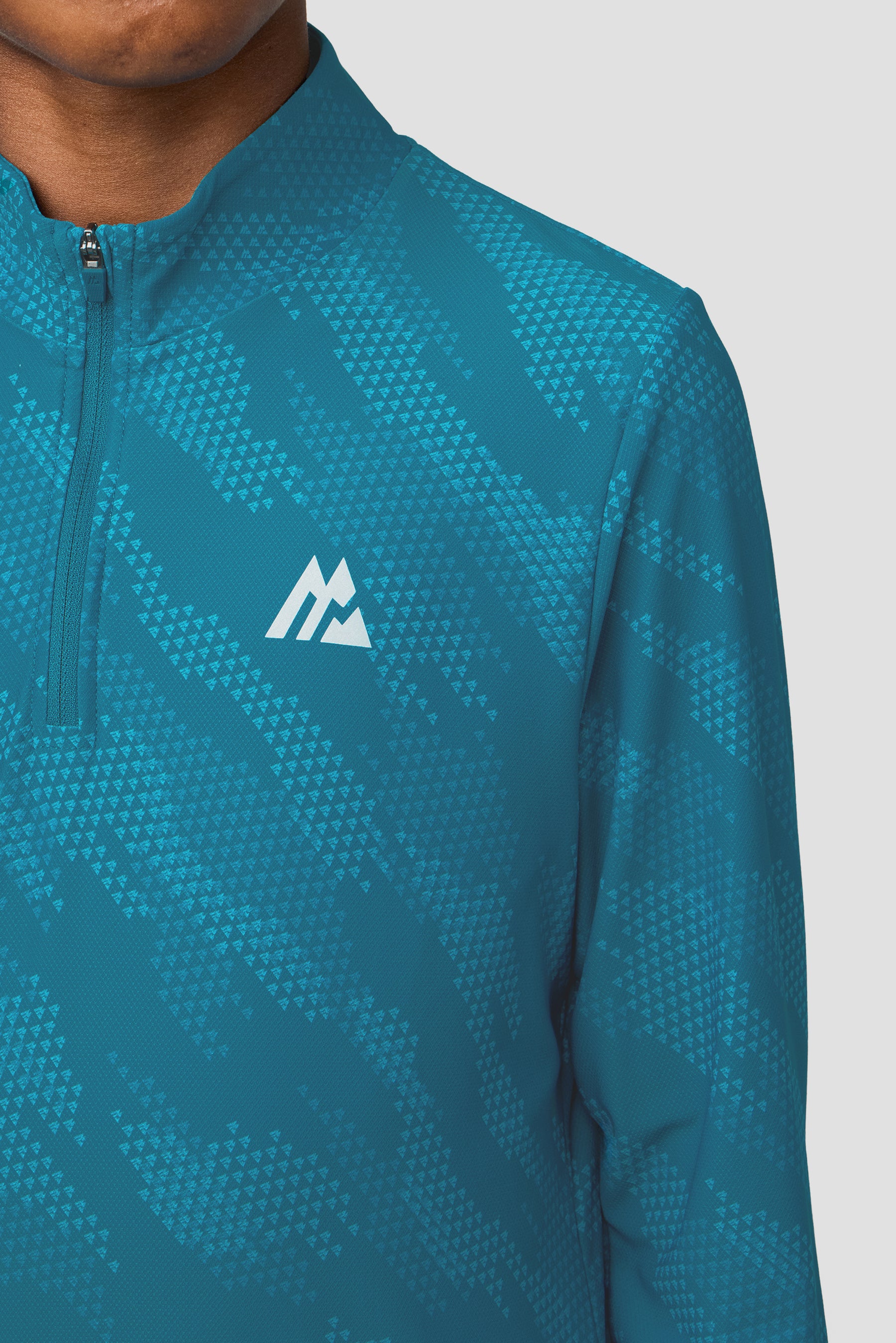 Boys Thera 1/4 Zip - Atlantic/Aisen/Duck Blue