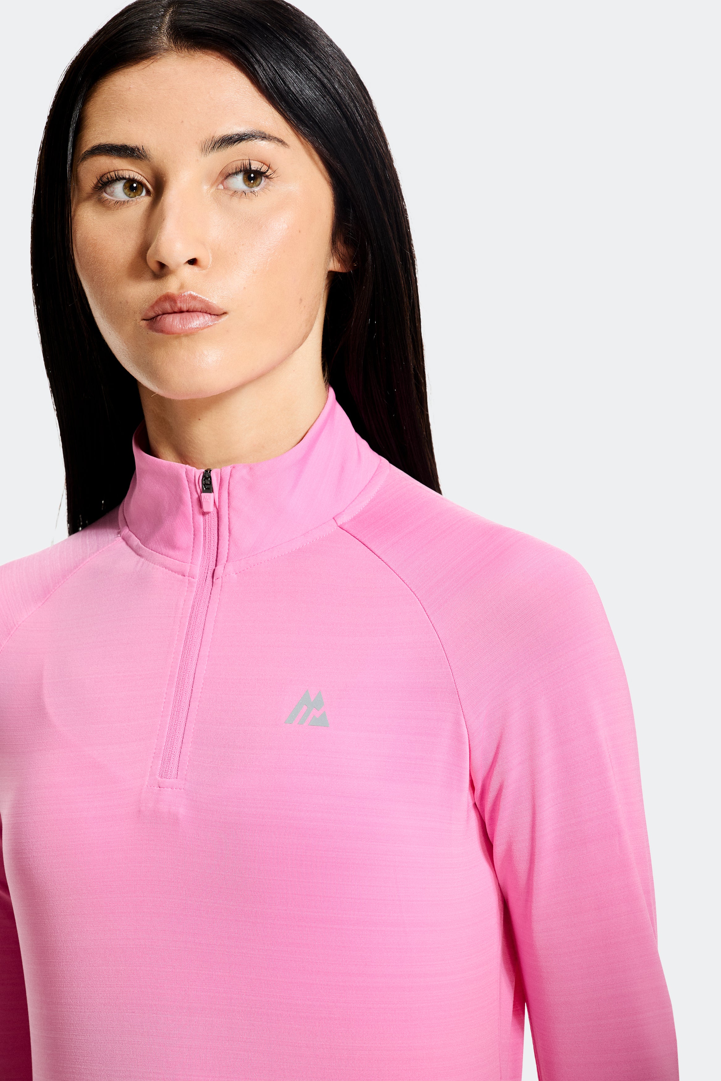 Breathe 1/4 Zip Pink Lemonade | Montirex Gymwear Sportswear