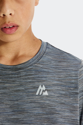 Boys Trail 2.0 T-Shirt - Grey/Blue Multi