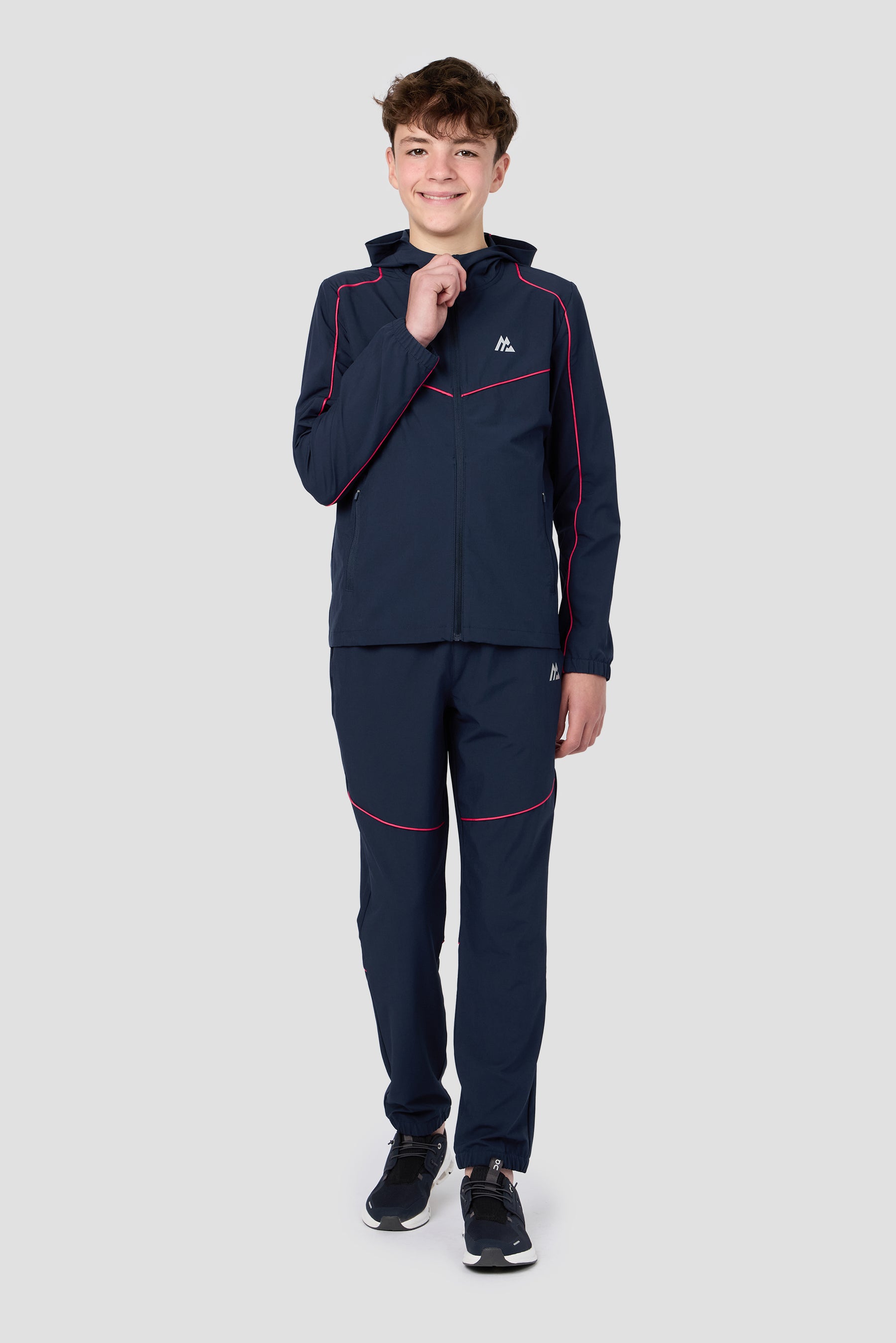 Boys Kinetic Jacket - Midnight Blue/Pomegranate