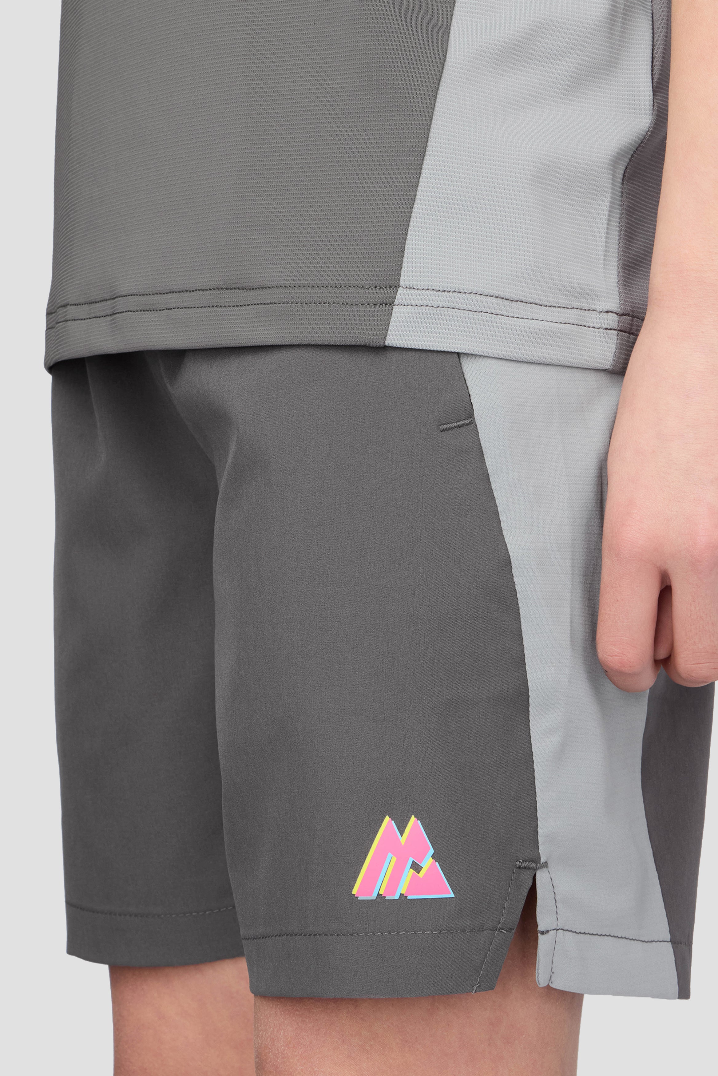 MTX Run Turbo Korte broek - Cementgrijs | Montirex Gymwear