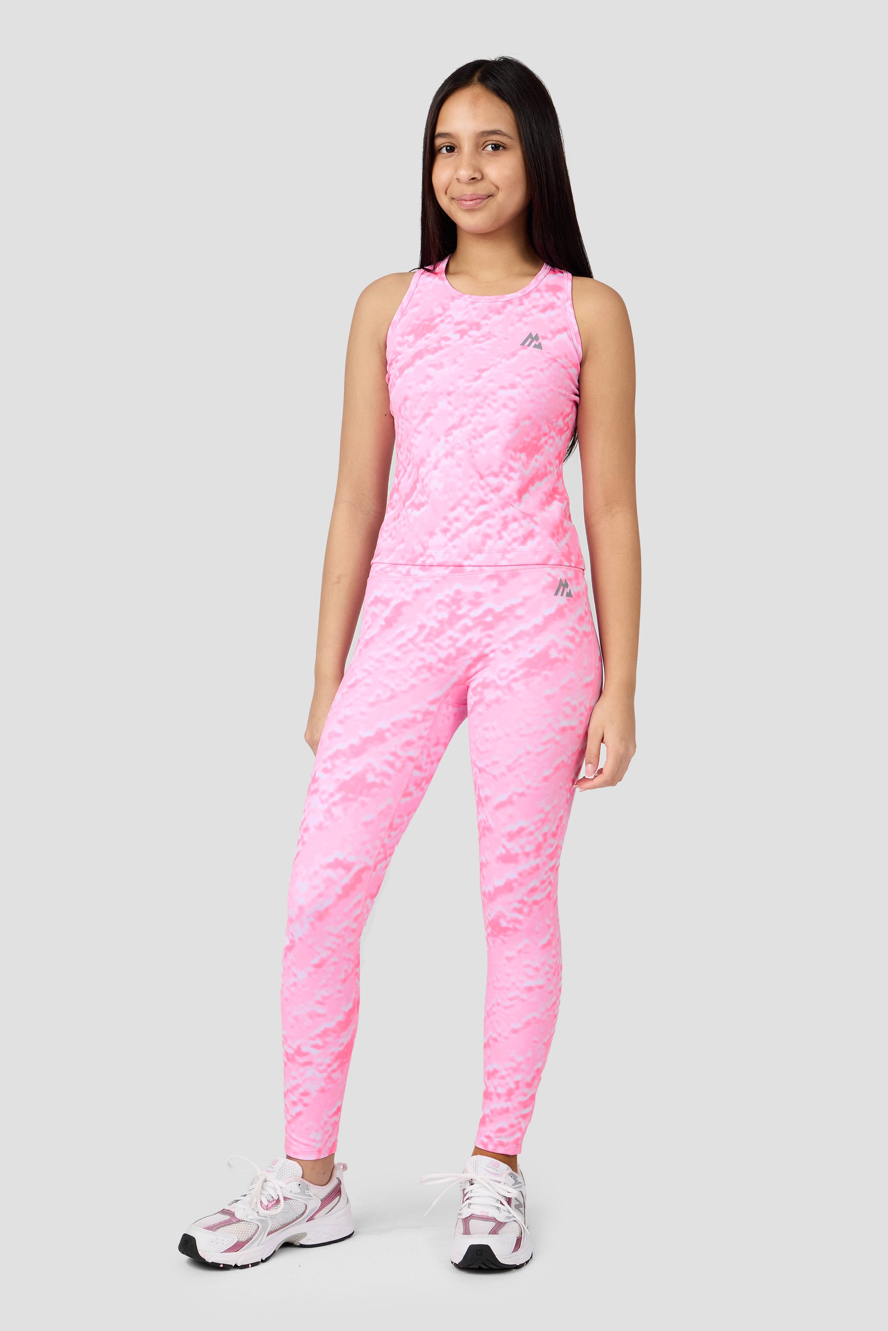 Girls Celeste Tank - Candy Floss/Fuchsia/White