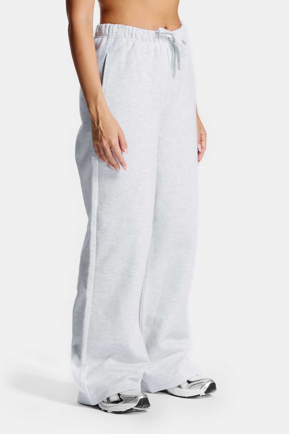 Form Wide Leg Jogger - Grey Marl