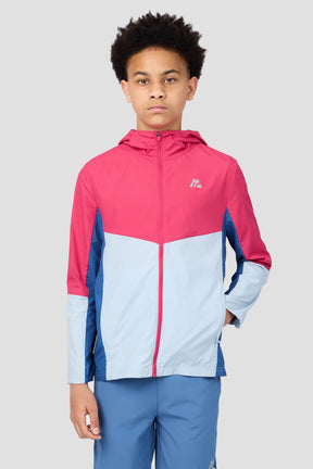 Boys Spectra Windbreaker - Cerise/Summer Mist/Charcoal Blue