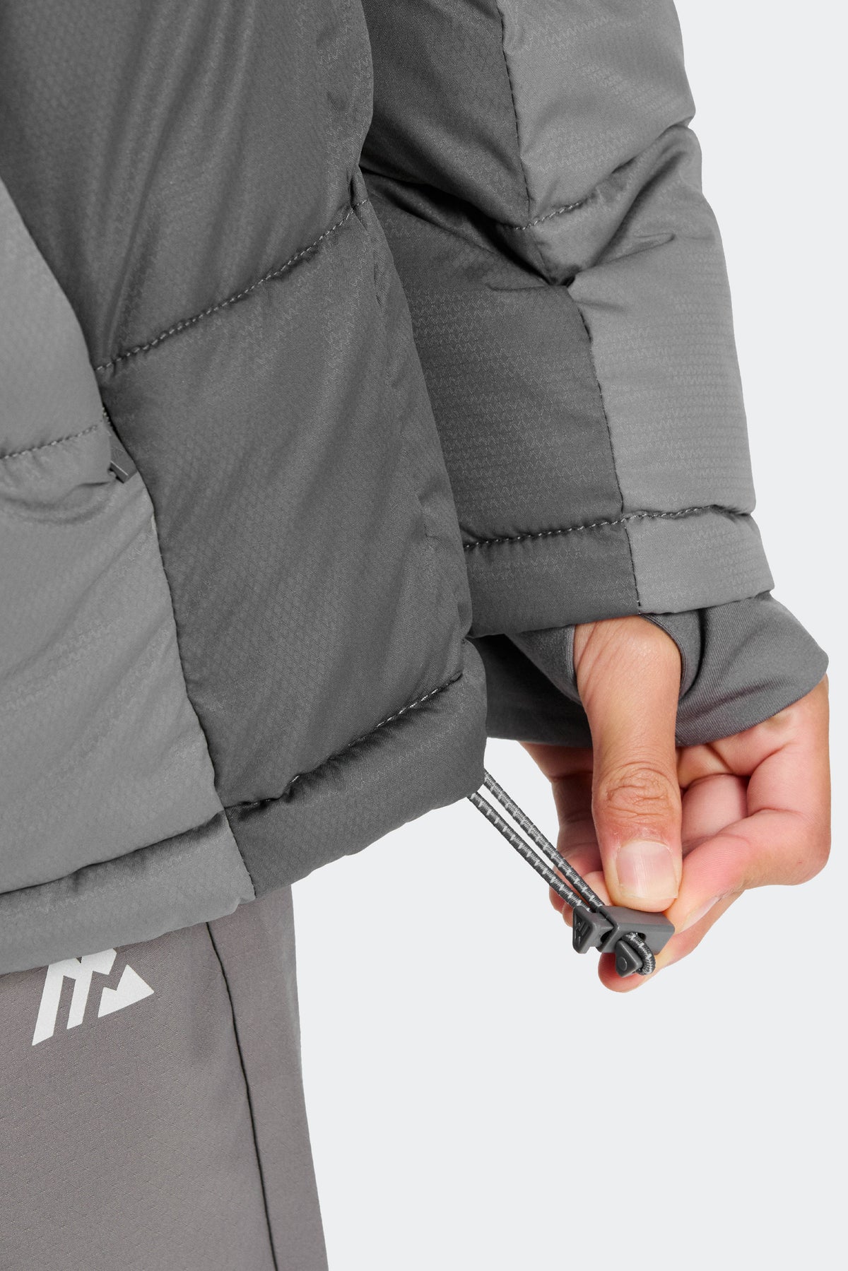 Carve Down Jacket - Cement Grey/Asphalt