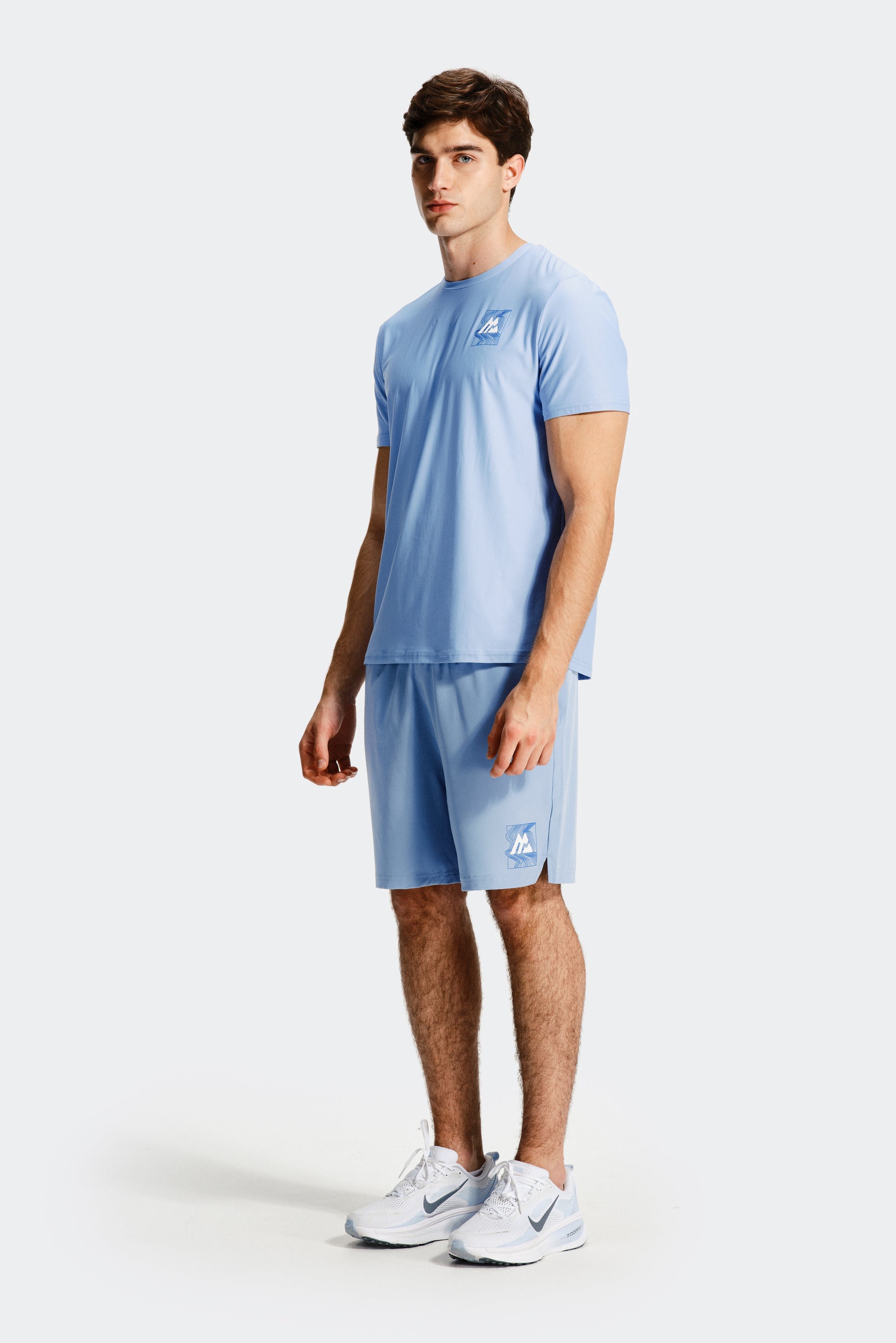 Frequency Short - Cloudy Blue/Charcoal Blue