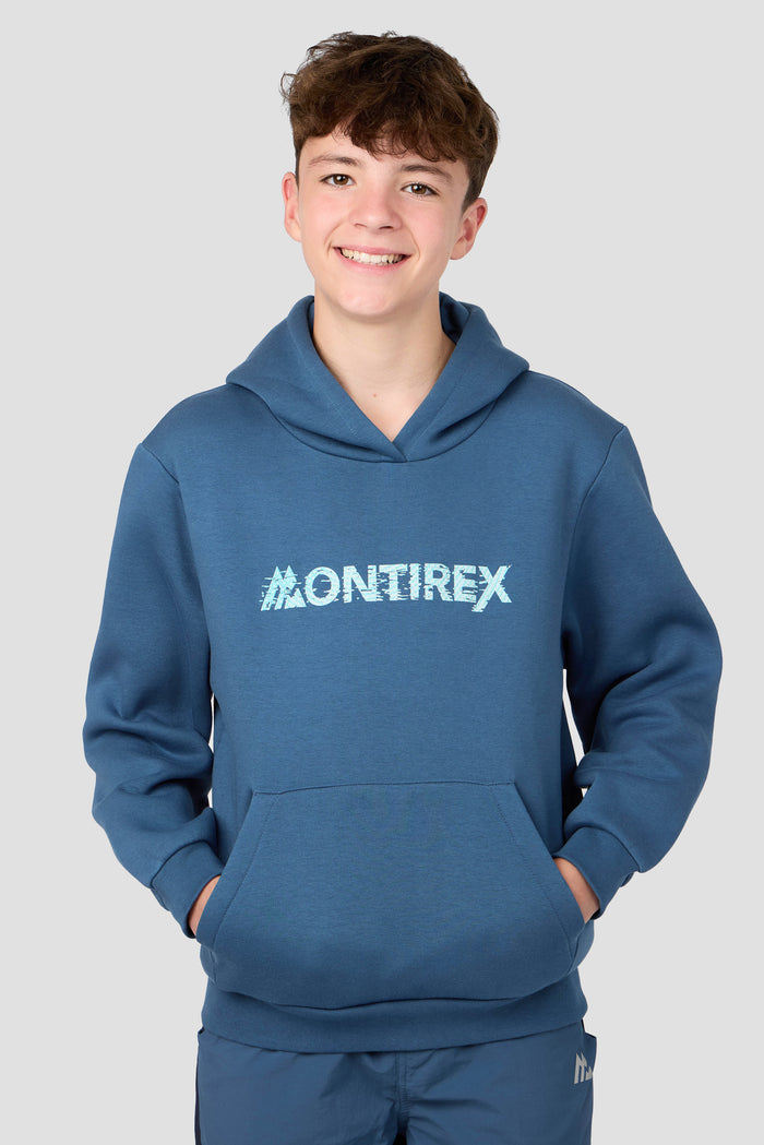 Boys Reboot Graphic Hood - Naval