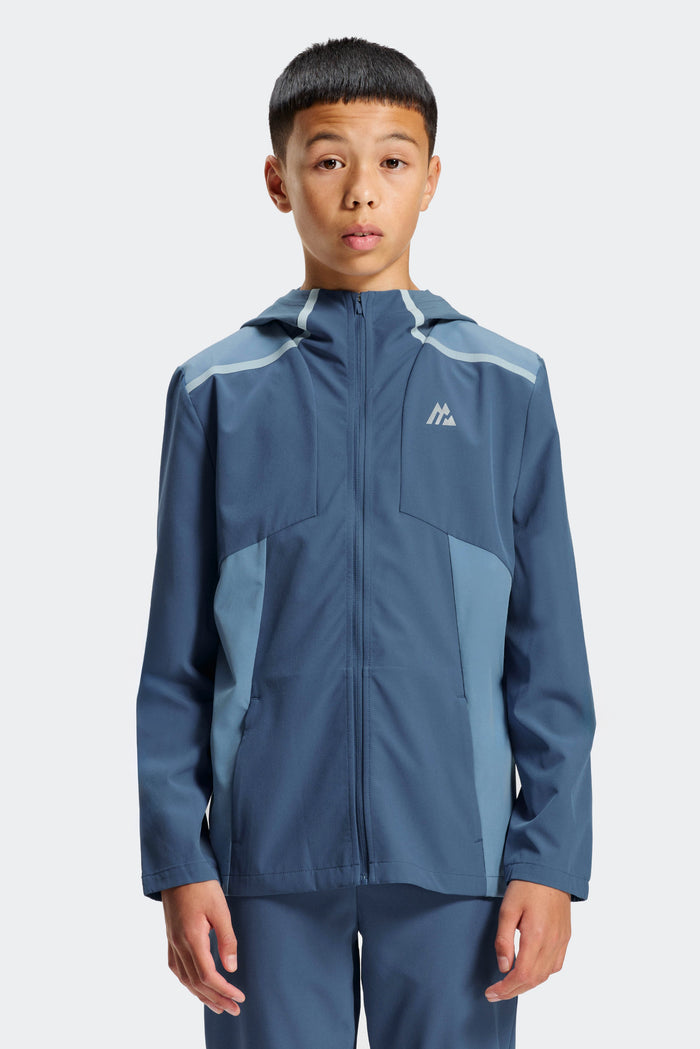 Boys Viper Jacket - Lead Blue/Summit Blue