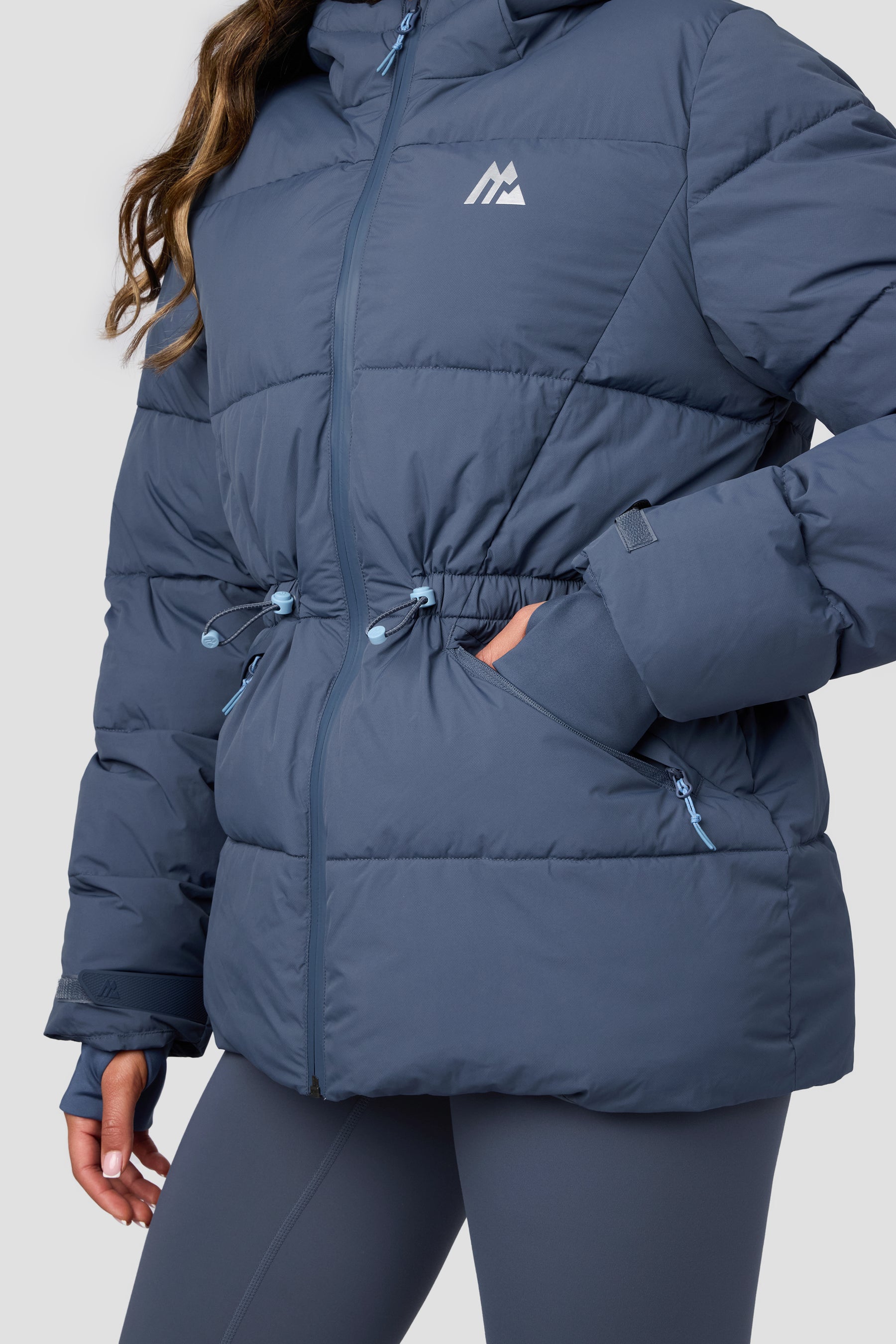 Neige Down Jacket - Greyed Indigo