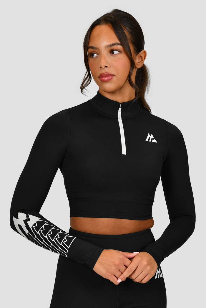 Women's Limit 1/4 Zip - Black/Pearl Grey