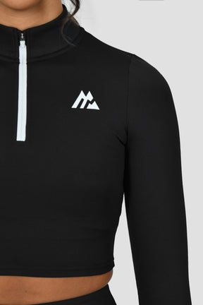 Women's Limit 1/4 Zip - Black/Pearl Grey