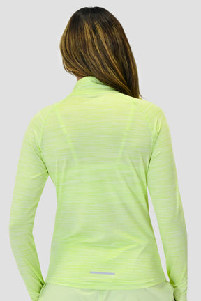 Women's Lite 1/4 Zip - Light Green Multi