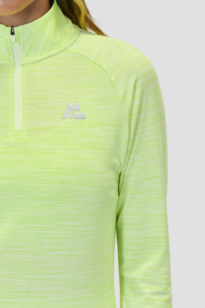 Women's Lite 1/4 Zip - Light Green Multi