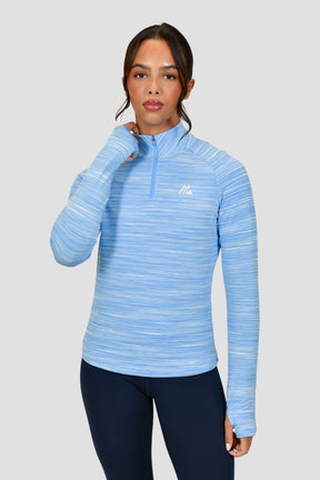 Women's Lite 1/4 Zip - Sail/Arctic Sky/White