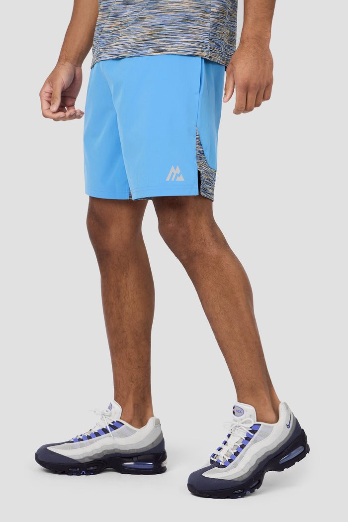 Trail Panel Short - Blue/Navy/Orange