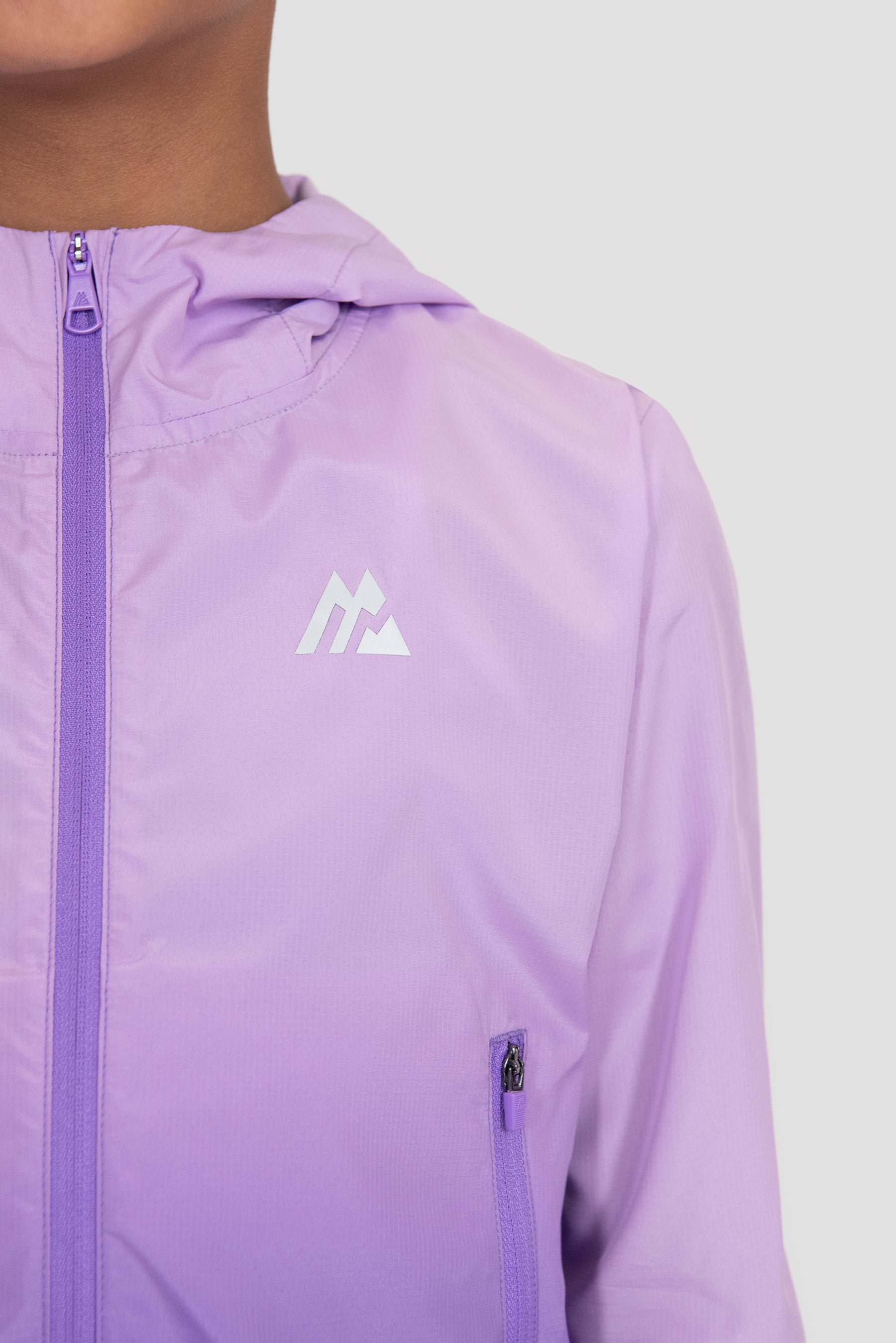 Girls Glow Windbreaker - Parma/Royal Purple