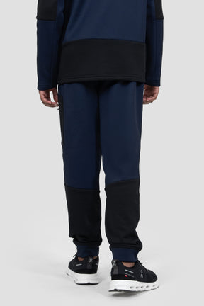 Boys Longitude Gridded Poly Jogger - Midnight Blue/Space Blue