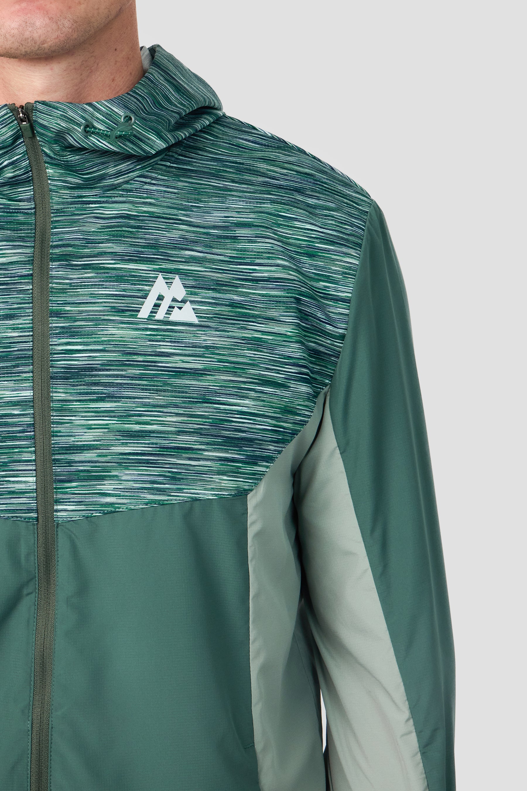 Trail Windbreaker - Green/Blue