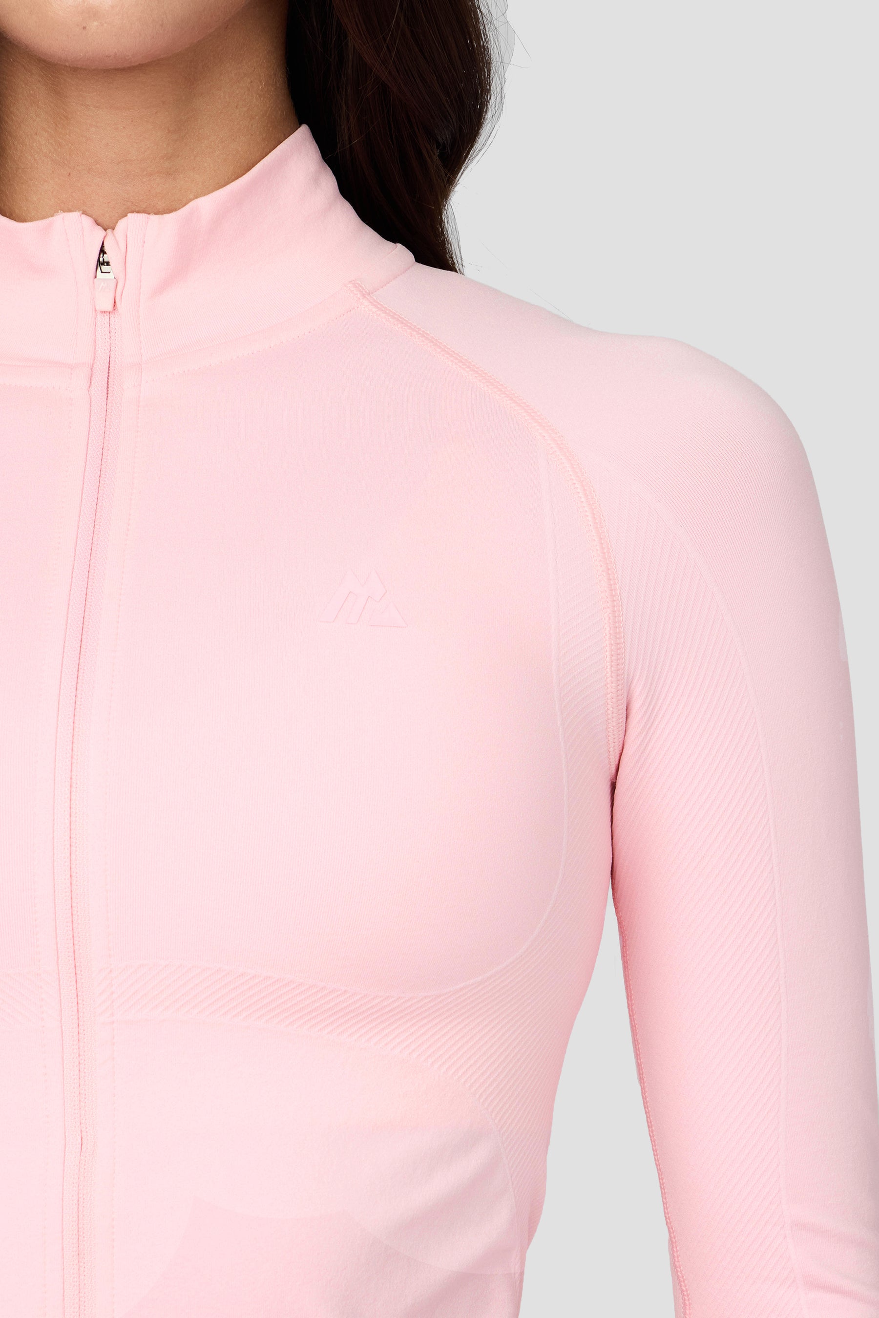Muse Seamless Full Zip - Light Pink