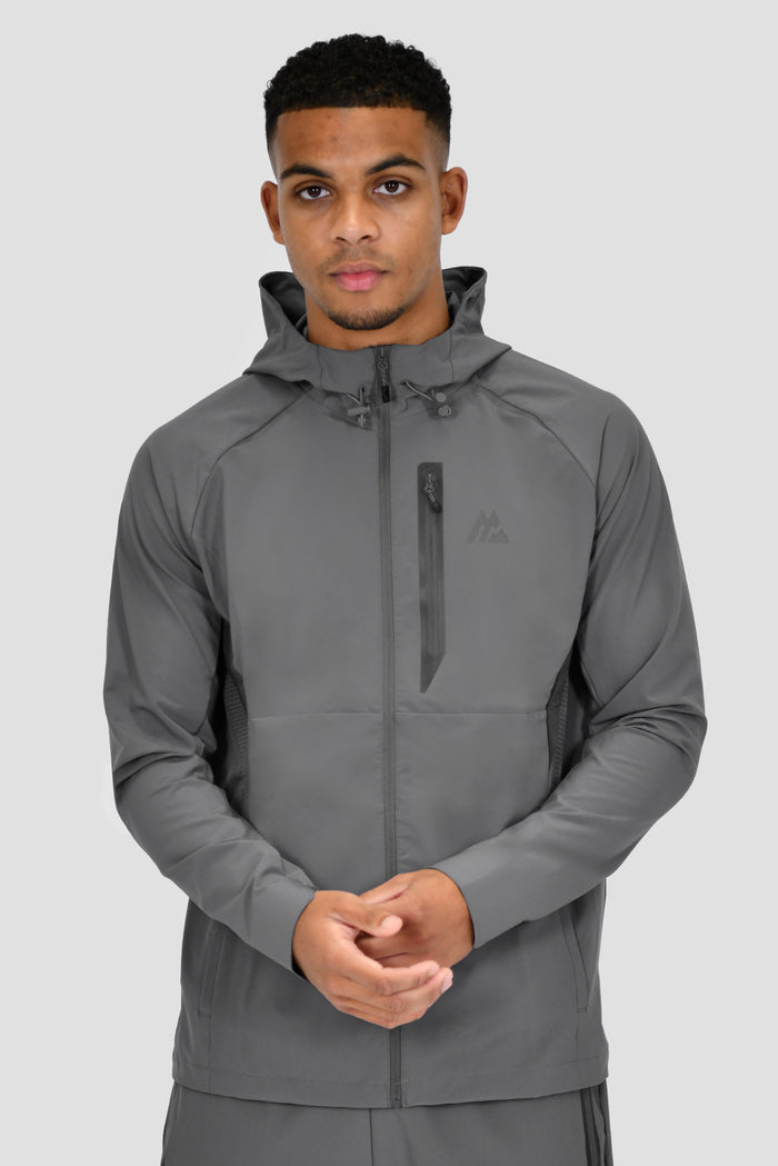 Grey windbreakers best sale