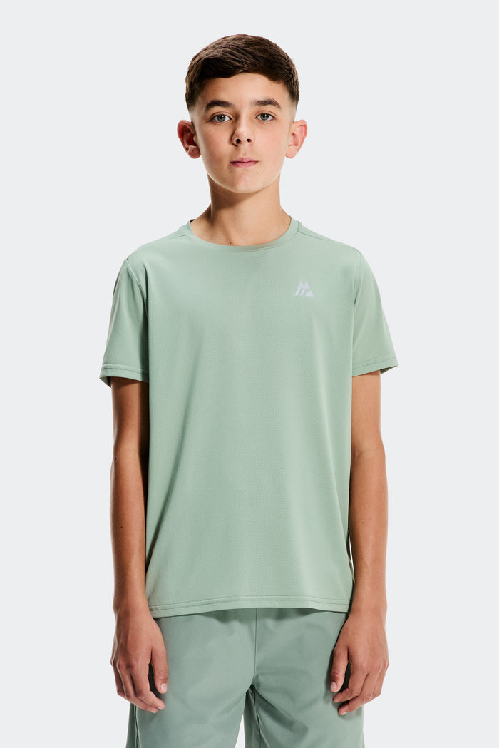 Boys Delta T-Shirt - Ash Green