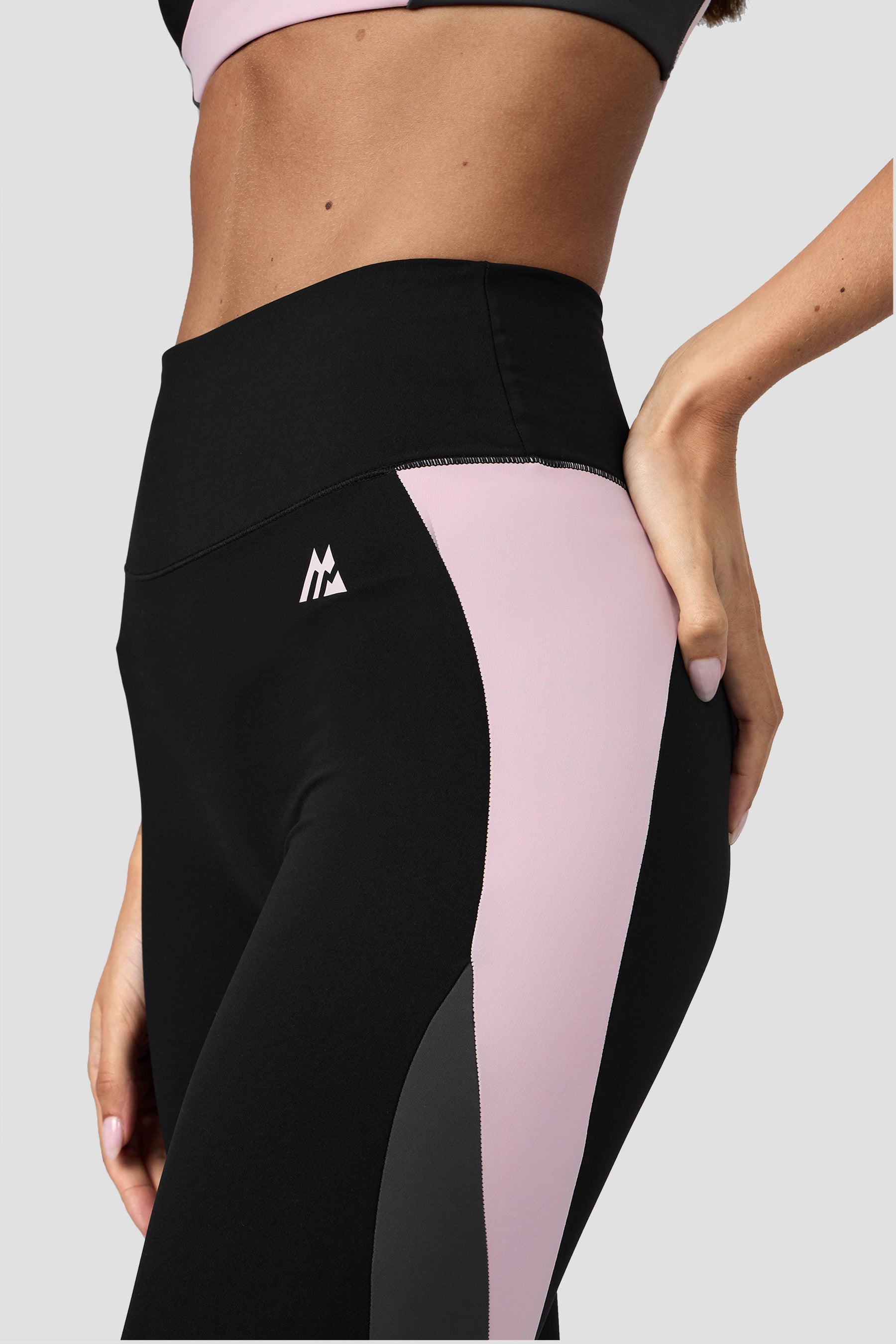 Vision Legging - Black/Asphalt/Light Pink