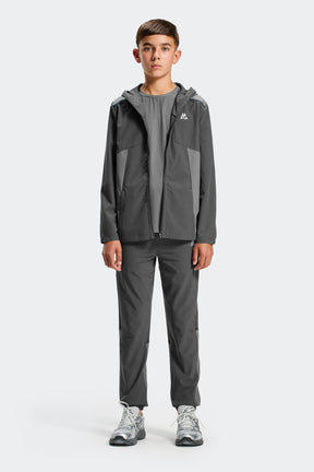 Boys Viper Jacket - Asphalt/Cement Grey