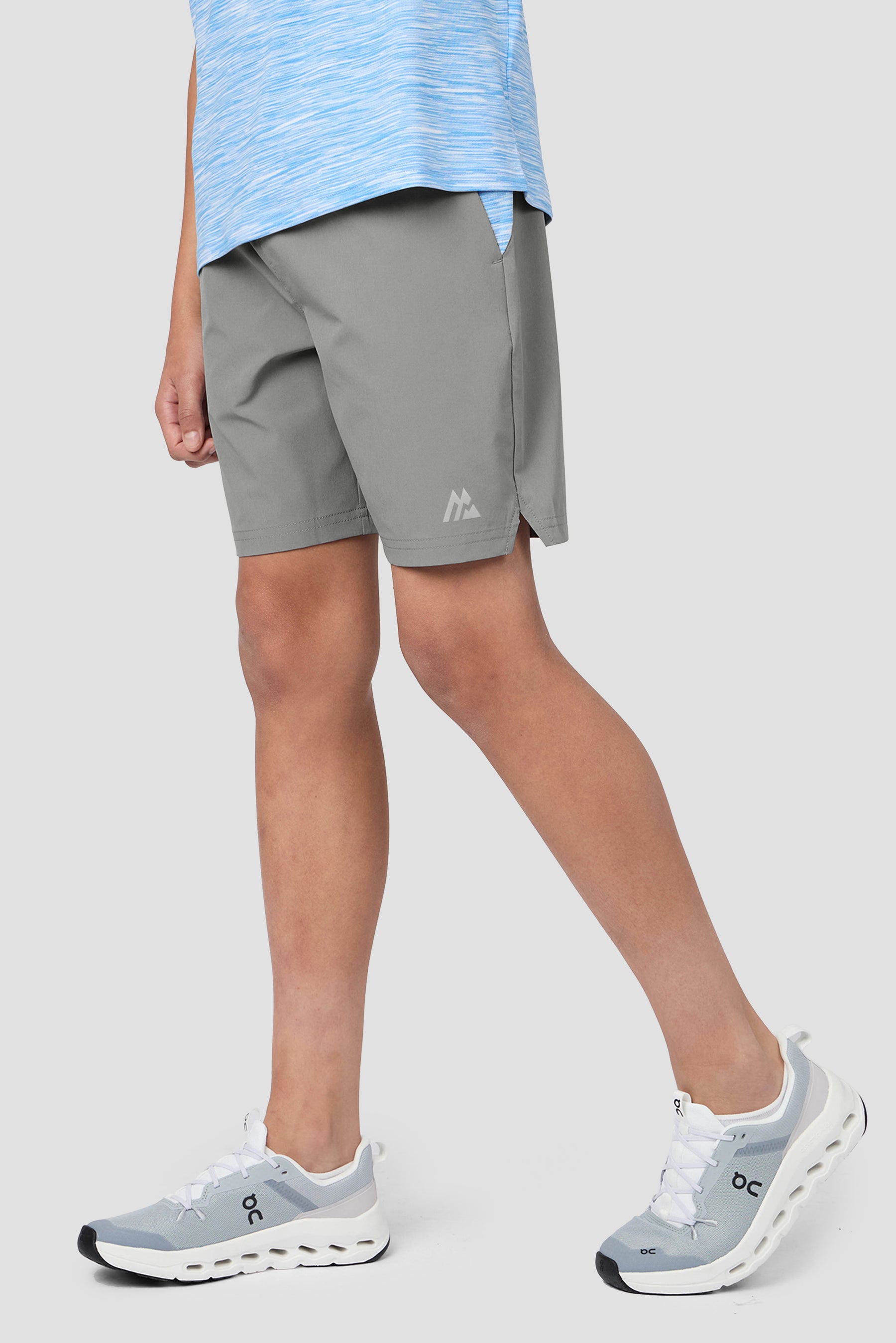 Boys Trail 2.0 Short - Grey/Blue/White