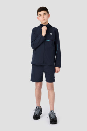 Boys Ignite Windbreaker - Midnight Blue/Neon Sky
