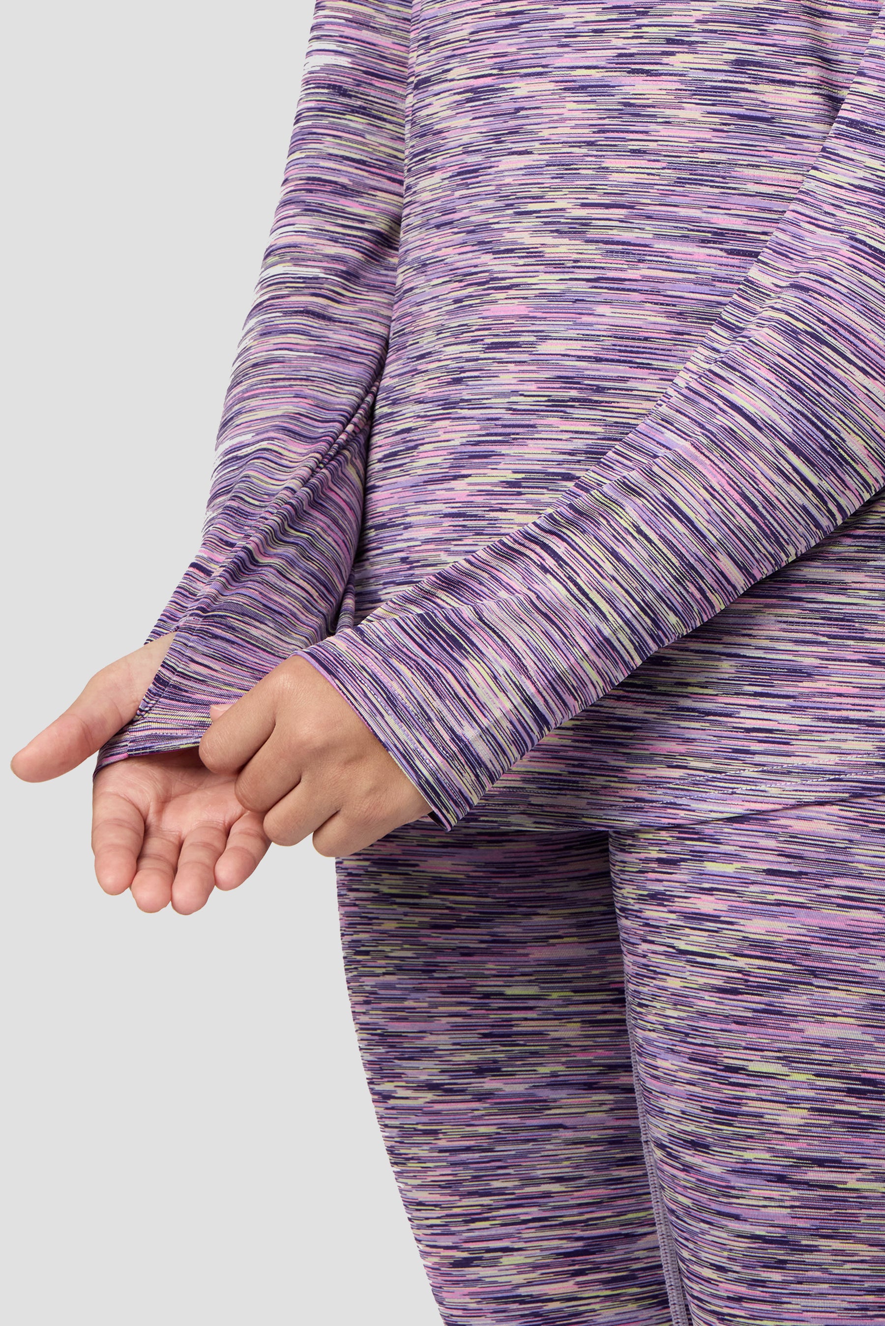 Girls Trail 2.0 1/4 Zip - Purple/Citrus