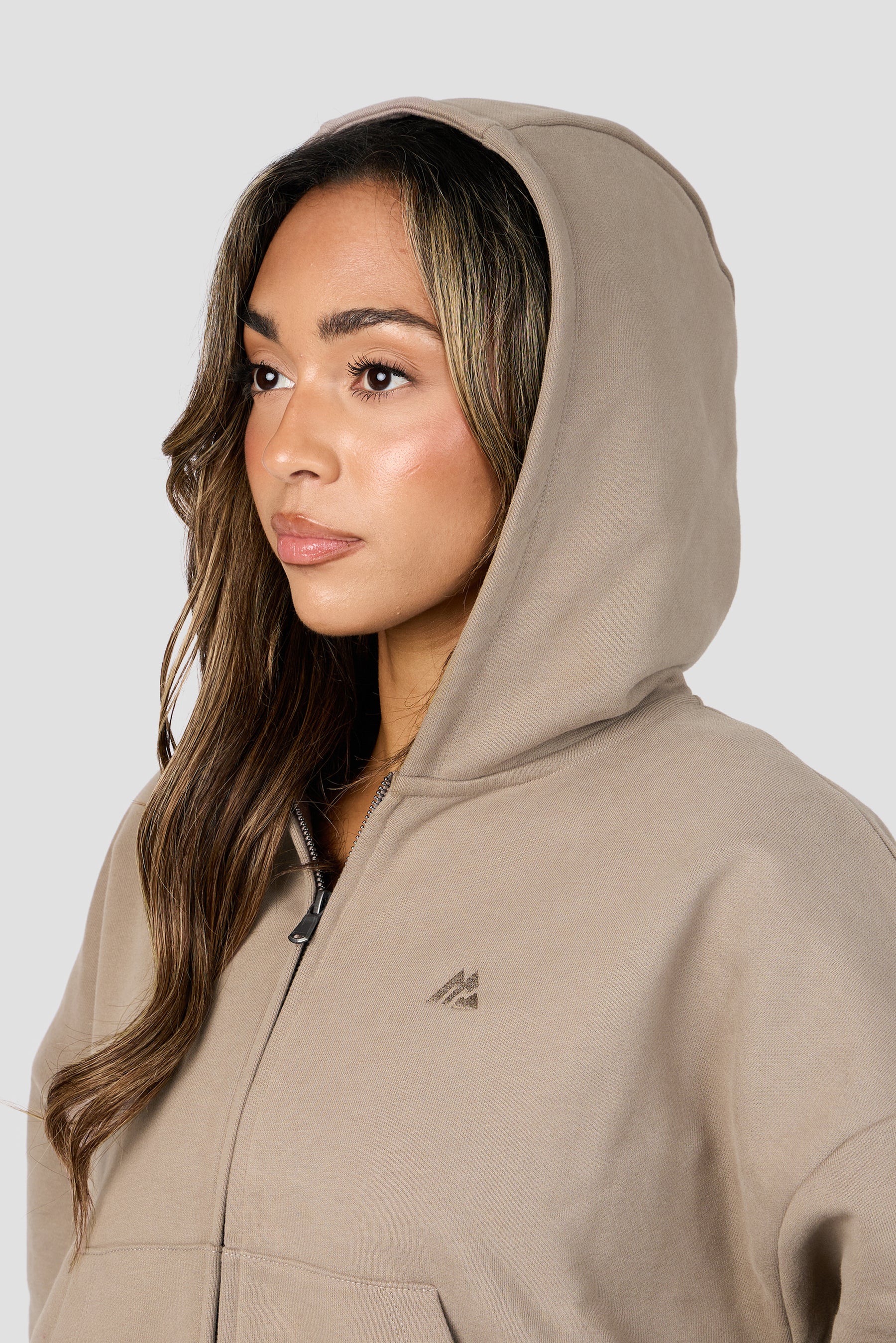 Form Full Zip Hood - Praline