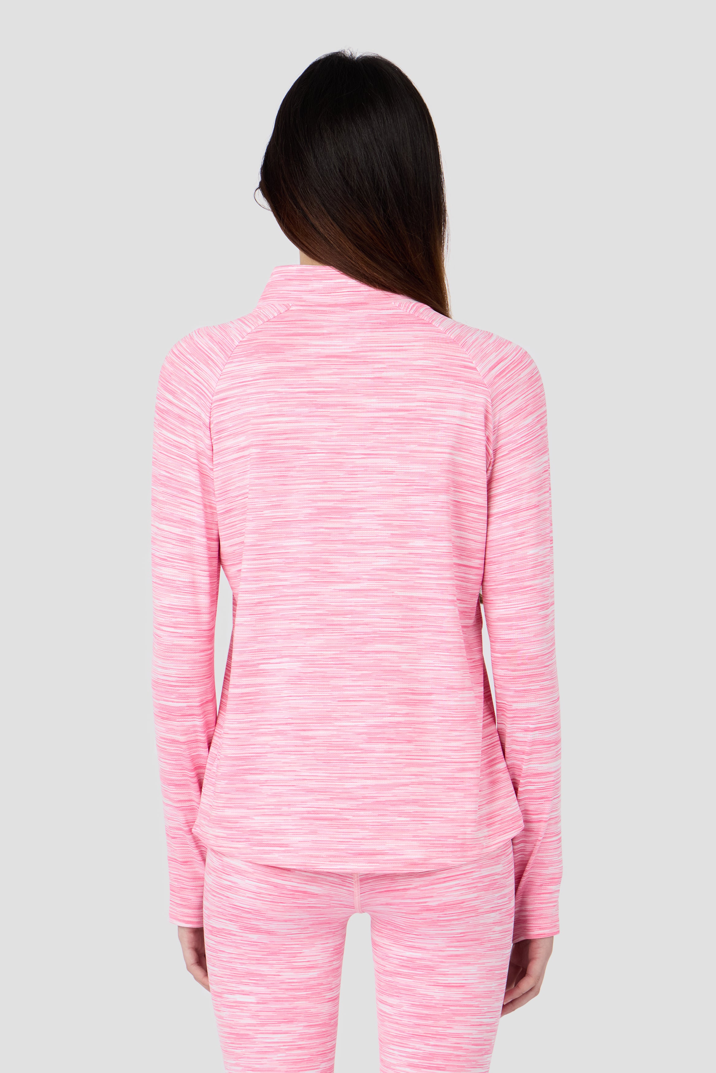 Girls Trail 1/4 Zip Pink Blossom | Montirex Sportswear Clothing