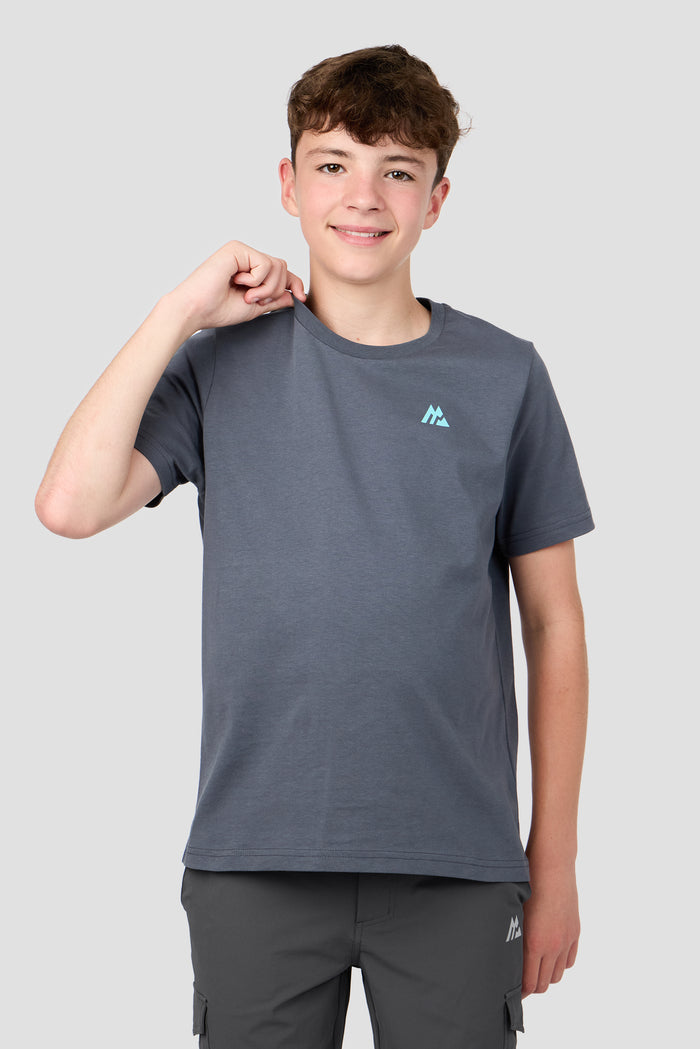 Boys Helix Graphic T-Shirt - Slate Grey