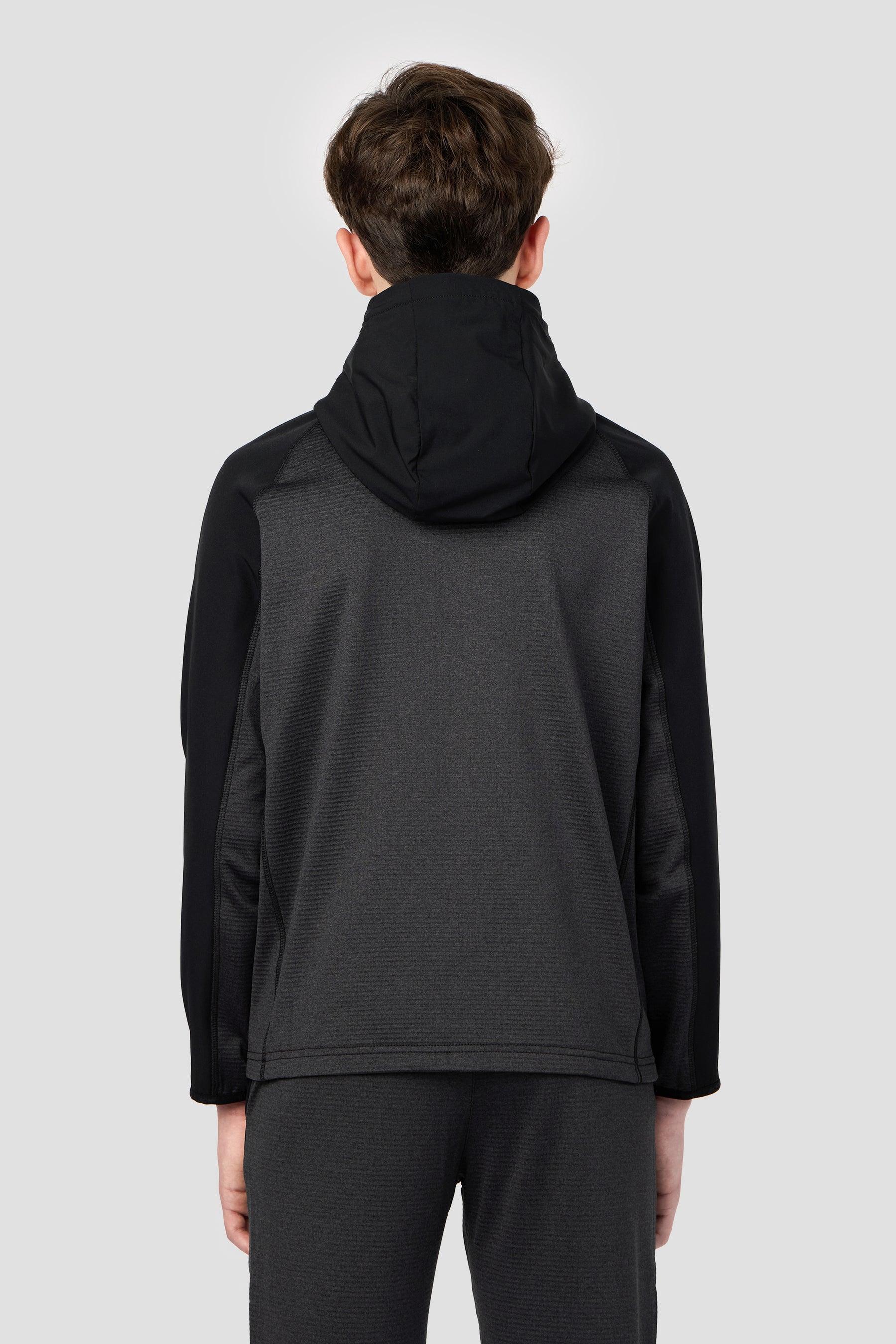 Boys Valen Hood - Black Marl